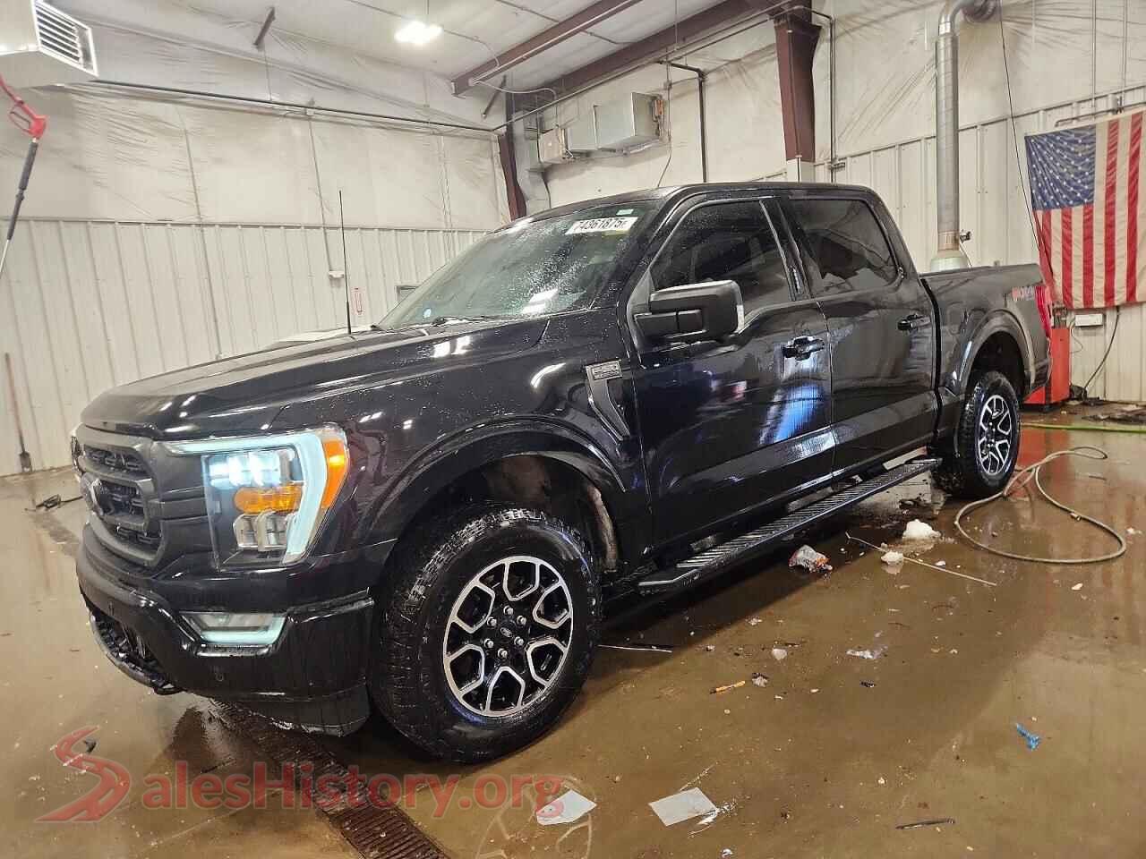2022 FORD F-150 — VIN 1FTEW1EP4NFA84814