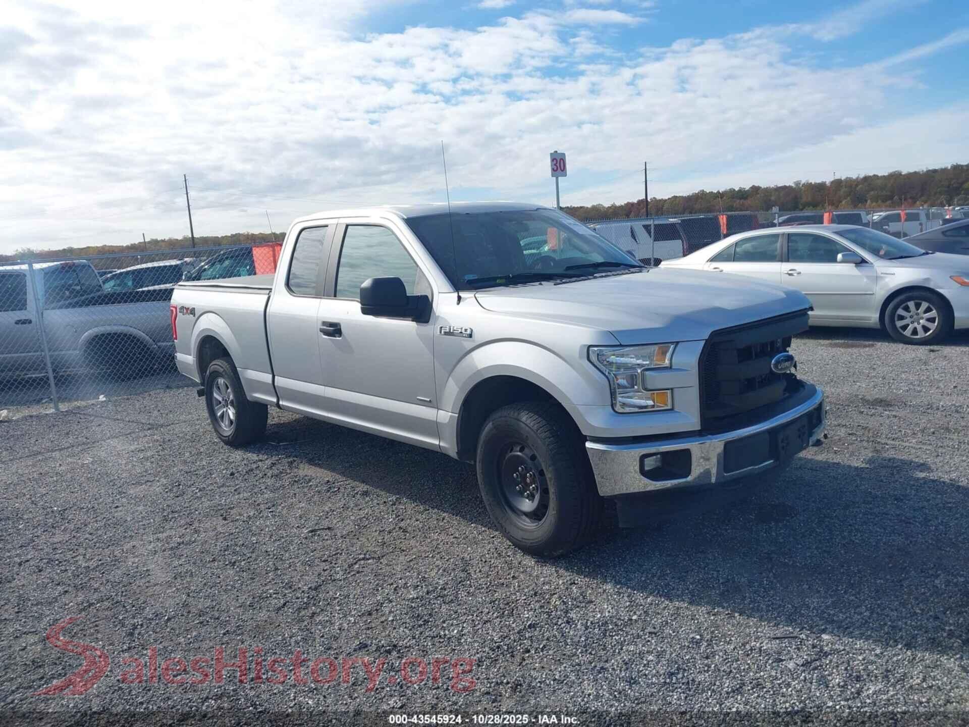 2017 FORD F-150 — VIN 1FTEX1EP0HKC68608