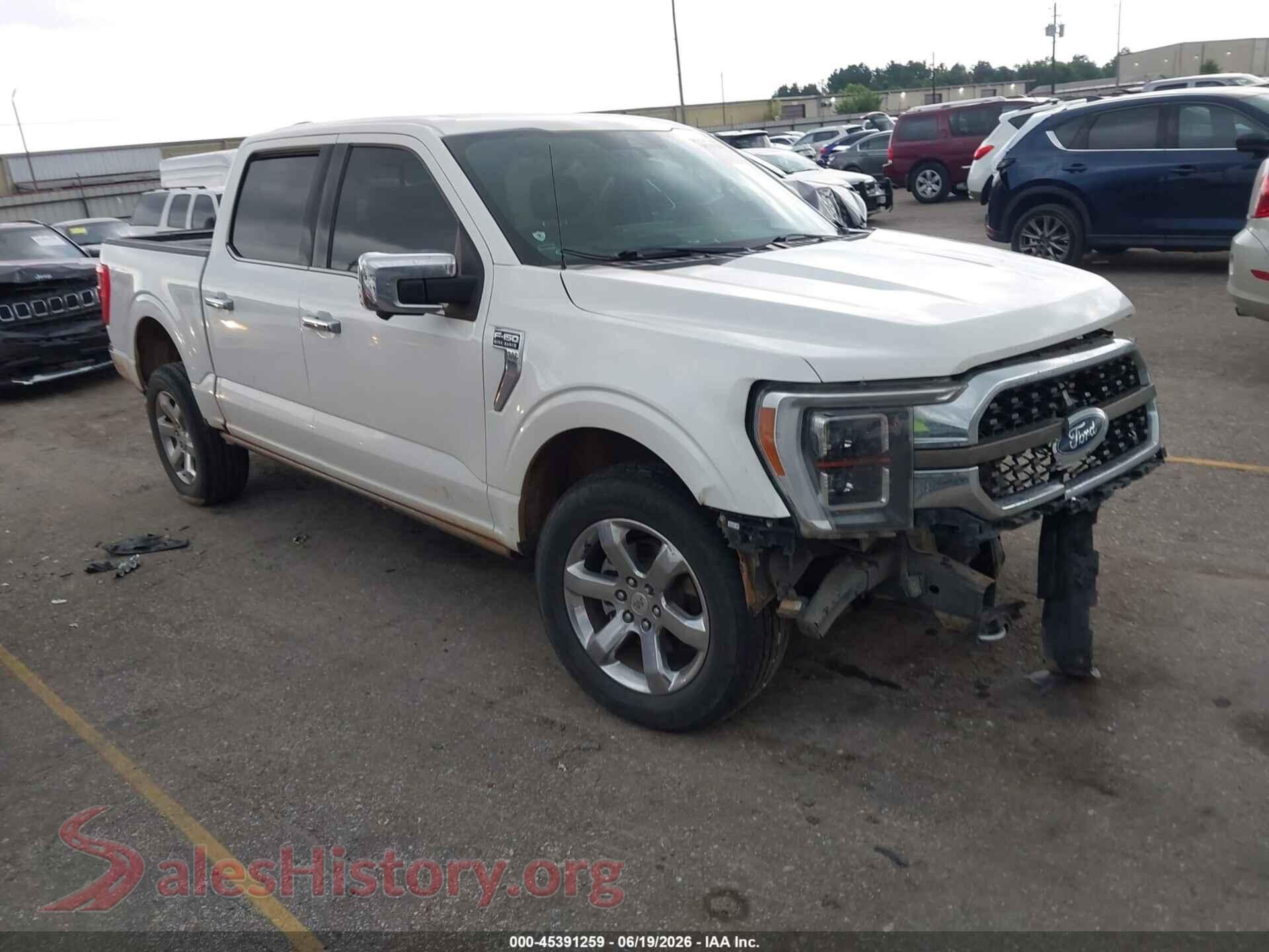 2021 FORD F-150 — VIN 1FTFW1E83MFA59690