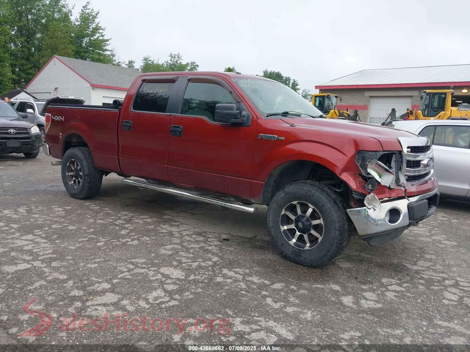 2014 FORD F-150 — VIN 1FTFW1EF9EKF64821