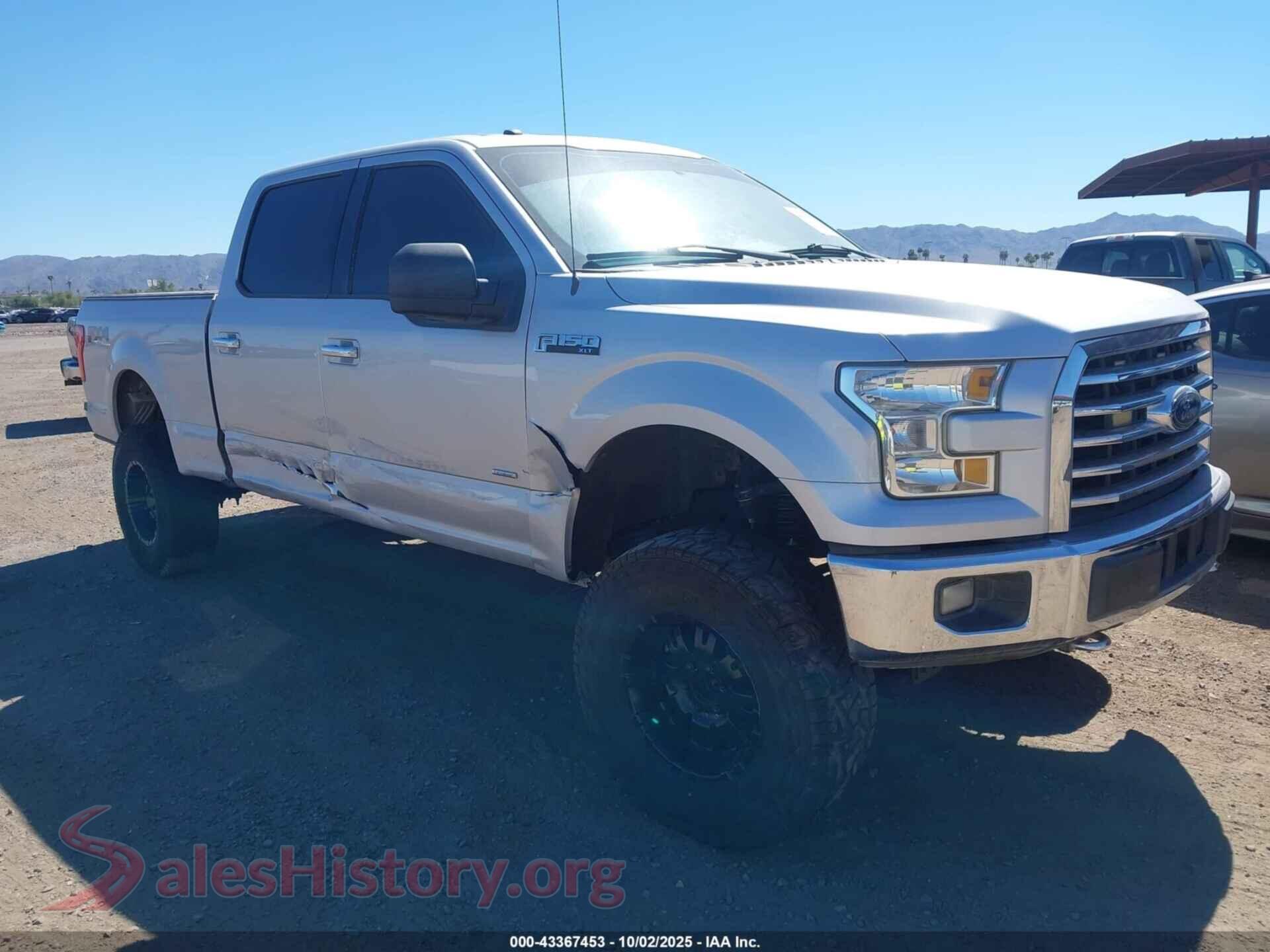 2016 FORD F-150 — VIN 1FTFW1EG8GKF71674