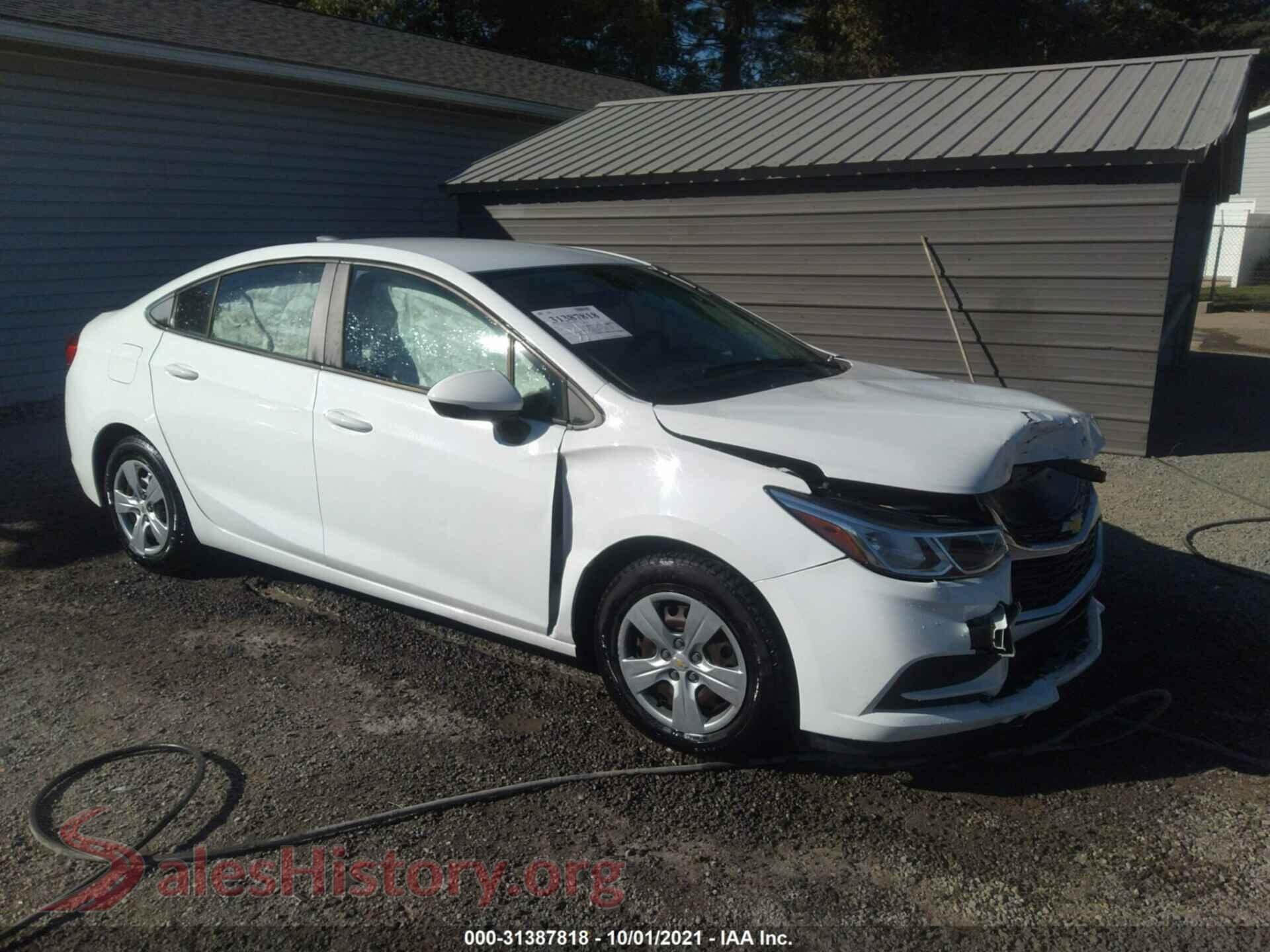 2016 CHEVROLET CRUZE — VIN 1G1BC5SM1G7236213