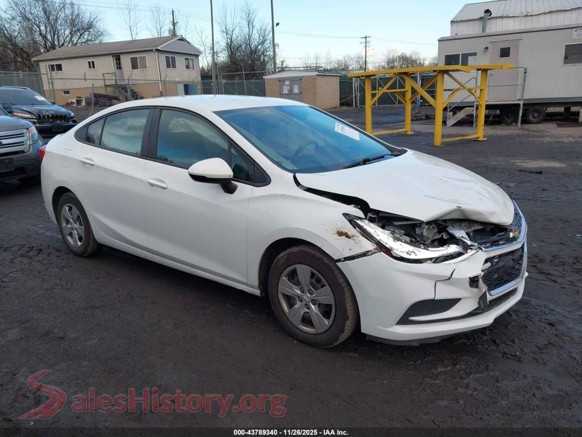 2016 CHEVROLET CRUZE — VIN 1G1BC5SM1G7323979