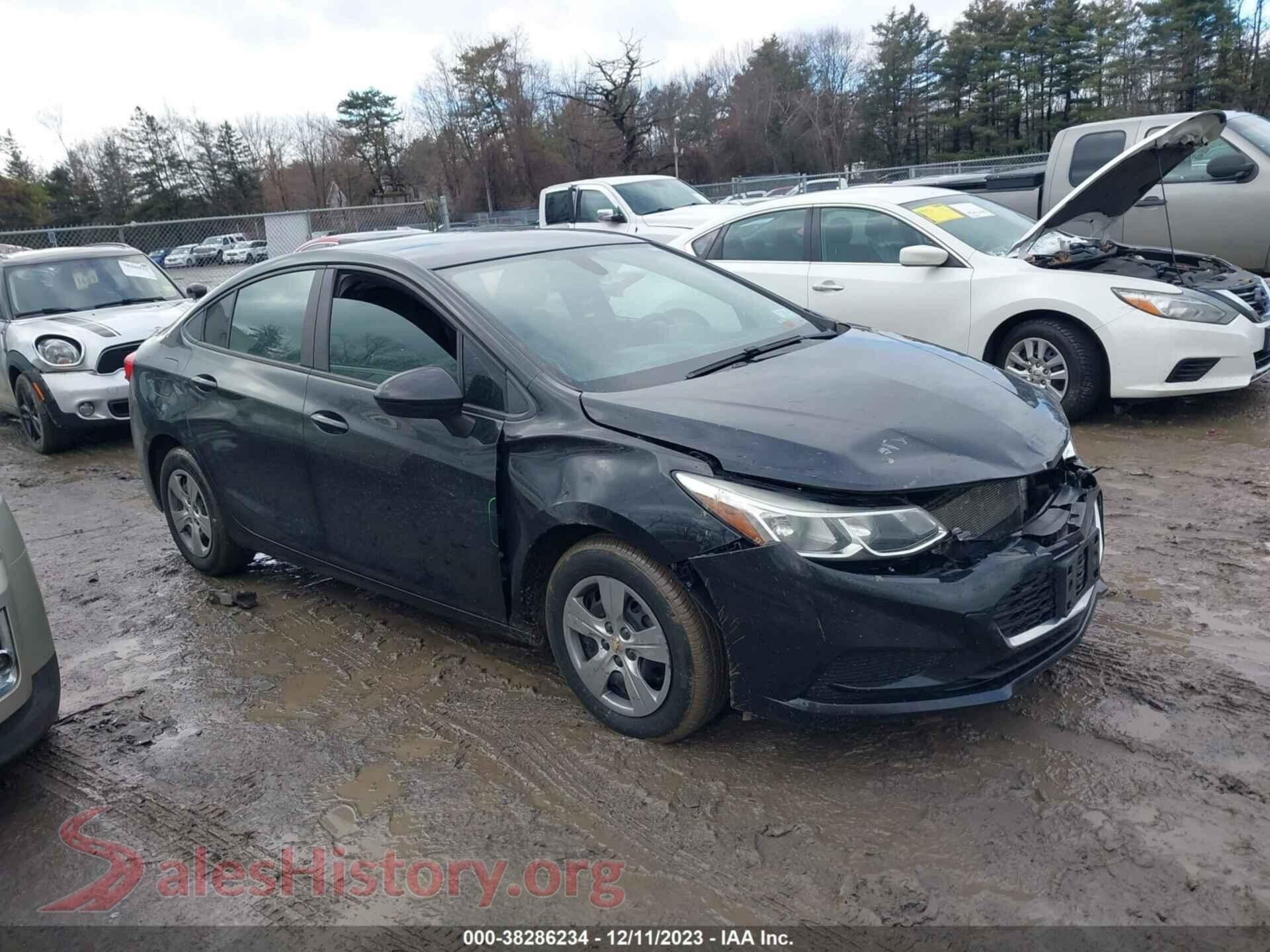 2017 CHEVROLET CRUZE — VIN 1G1BC5SM4H7232206