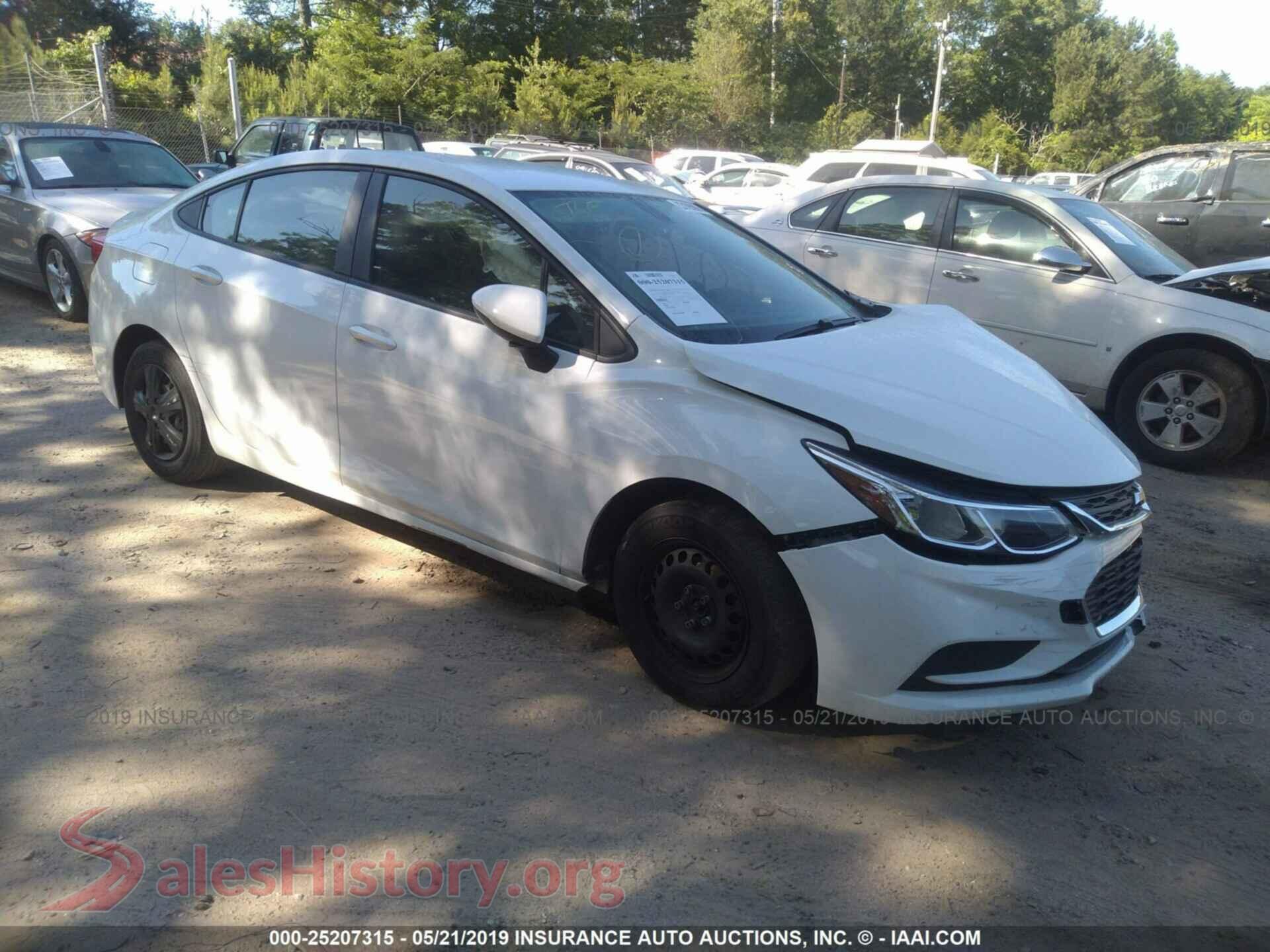 2017 CHEVROLET CRUZE — VIN 1G1BC5SM6H7276871