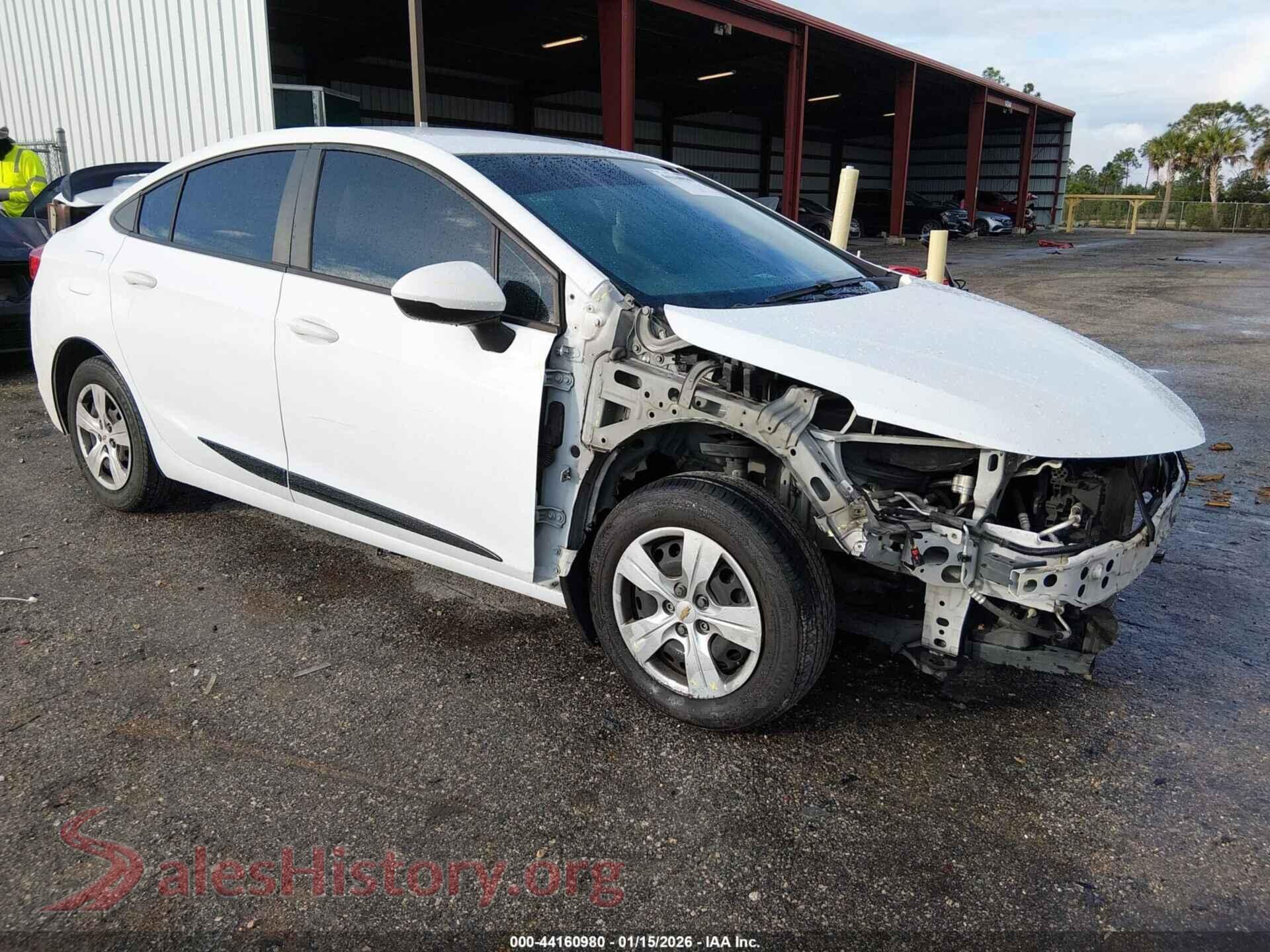 2017 CHEVROLET CRUZE — VIN 1G1BC5SM8H7113140