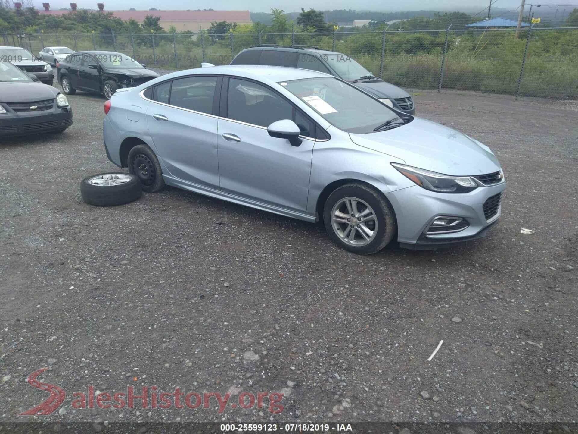 2017 CHEVROLET CRUZE — VIN 1G1BD5SM9H7206424