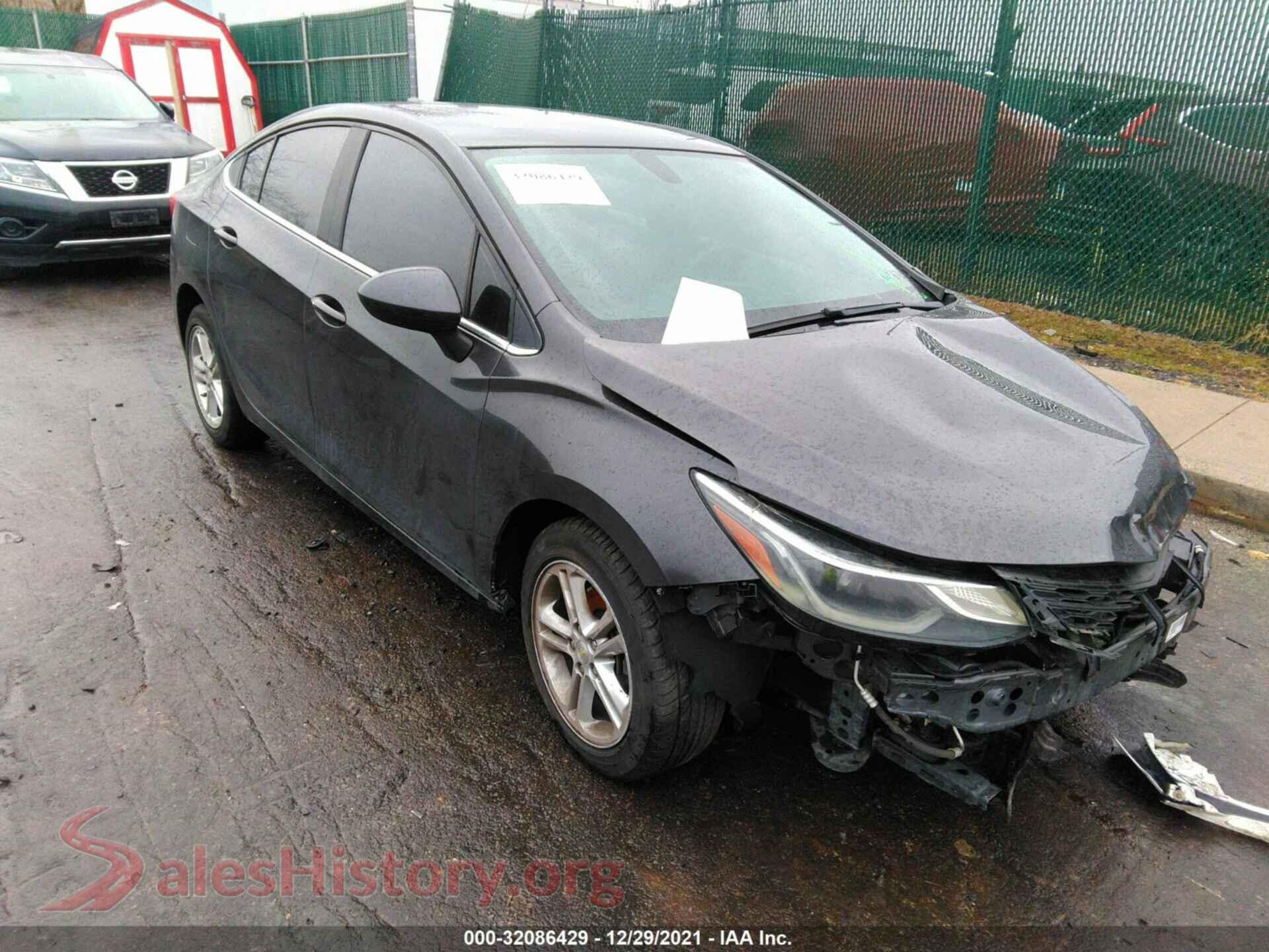 2016 CHEVROLET CRUZE — VIN 1G1BE5SM4G7253677