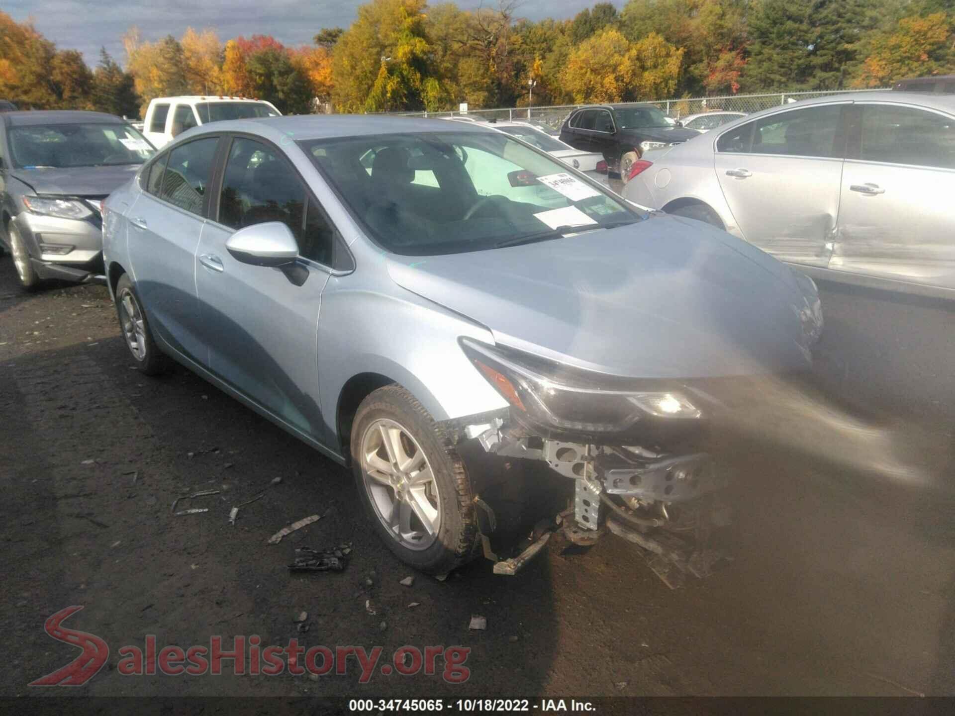 2017 CHEVROLET CRUZE — VIN 1G1BE5SM4H7134092