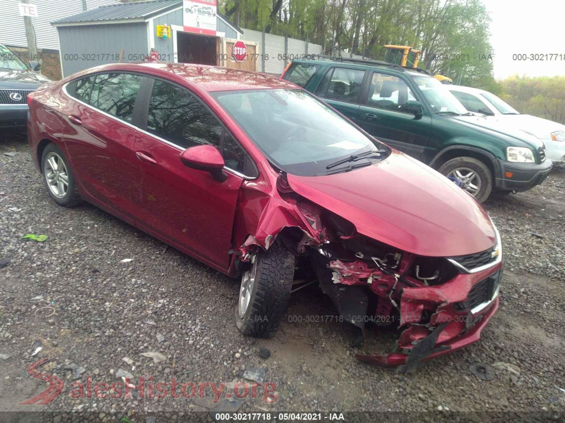2017 CHEVROLET CRUZE — VIN 1G1BE5SM4H7262154