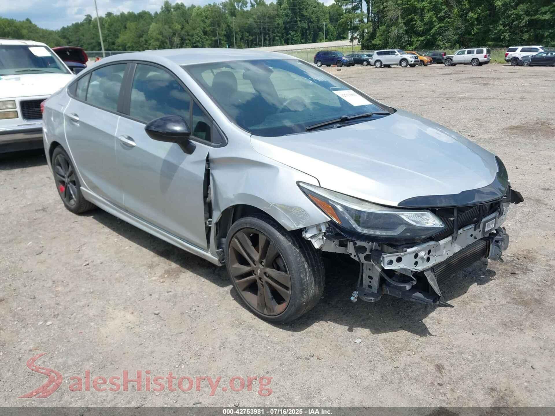 2017 CHEVROLET CRUZE — VIN 1G1BE5SM4H7275986