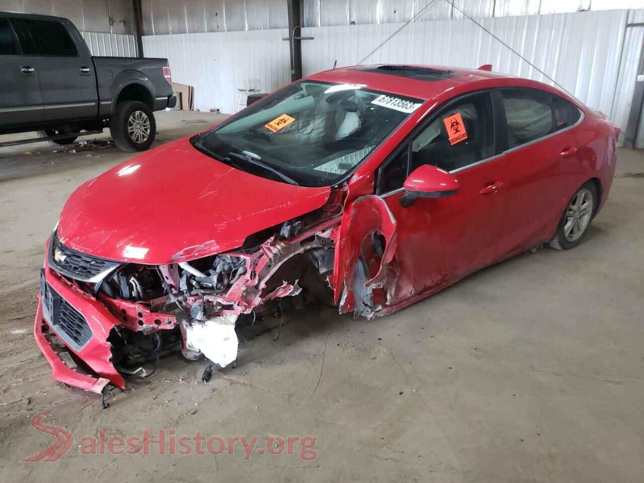 2016 CHEVROLET CRUZE — VIN 1G1BE5SM6G7262008