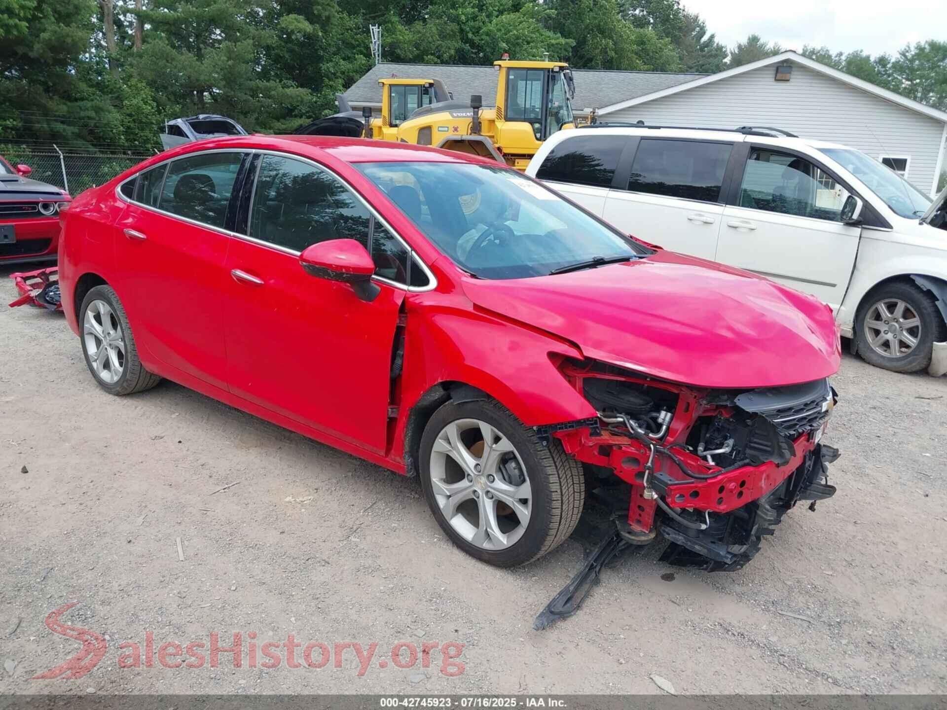 2017 CHEVROLET CRUZE — VIN 1G1BF5SMXH7115009