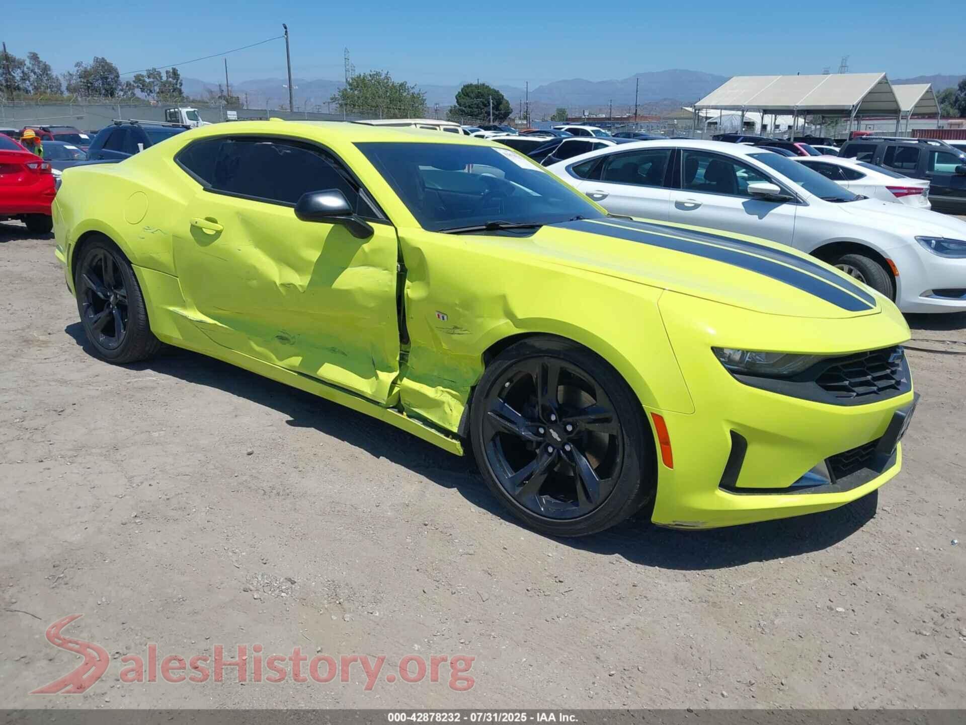 2019 CHEVROLET CAMARO — VIN 1G1FB1RS4K0145472