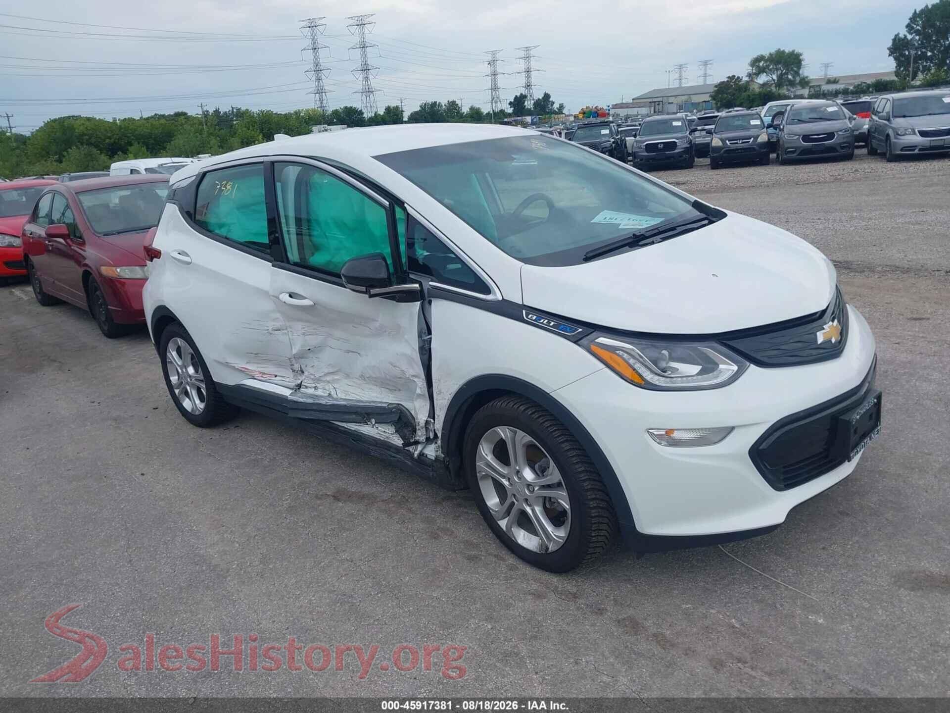 2020 CHEVROLET BOLT EV — VIN 1G1FY6S08L4132867
