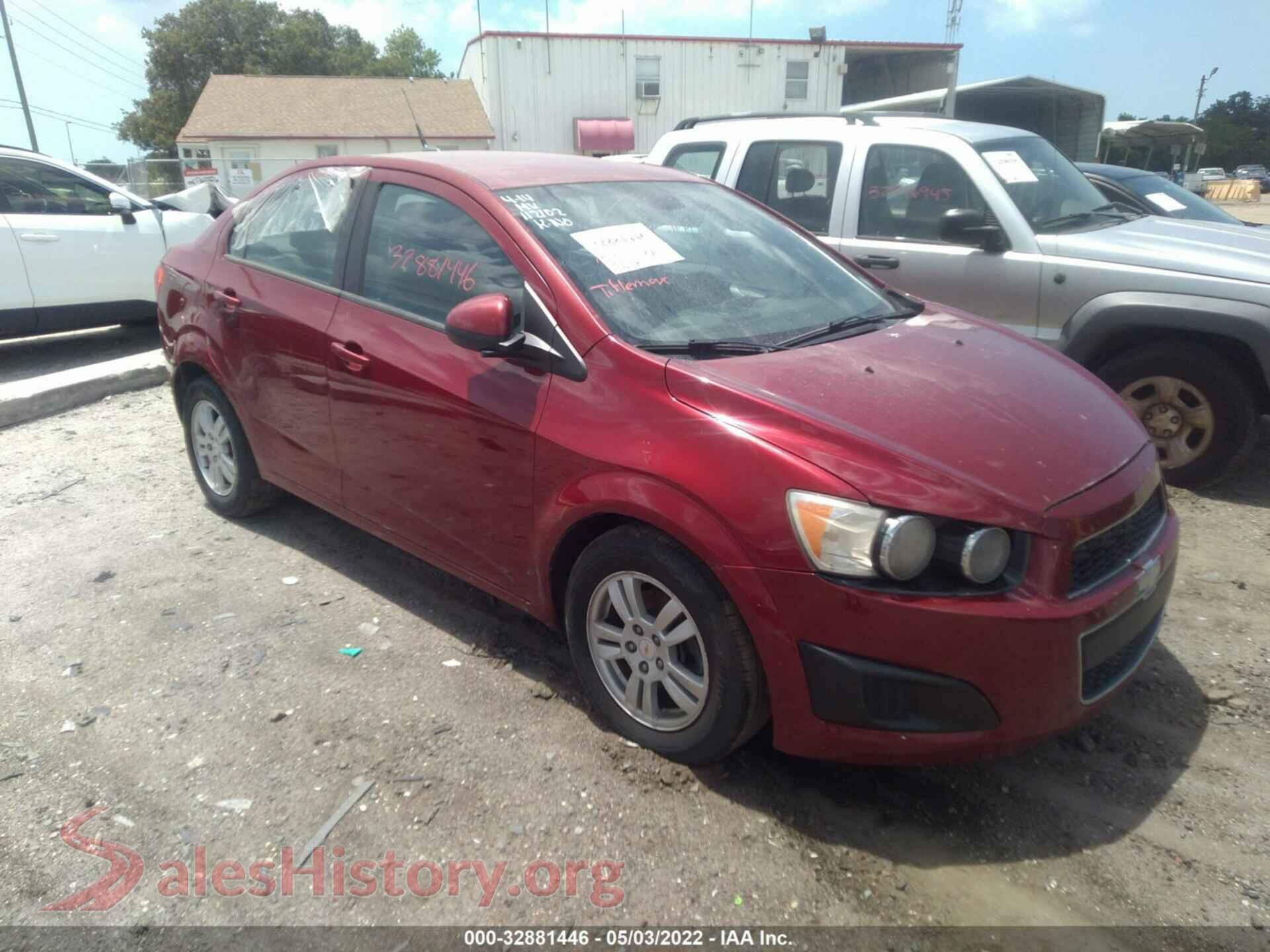 2012 CHEVROLET SONIC — VIN 1G1JA5SH8C4112102