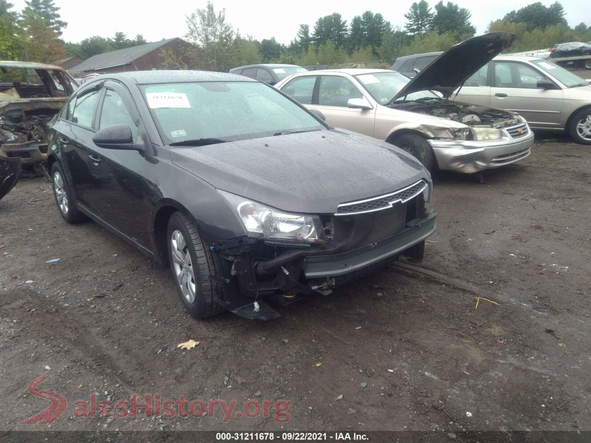 2014 CHEVROLET CRUZE — VIN 1G1PA5SG2E7264377