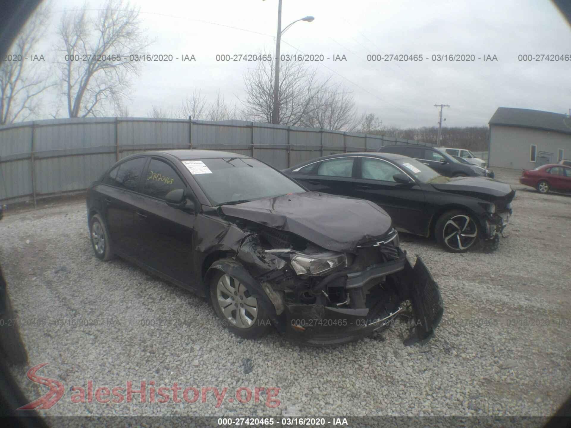 2014 CHEVROLET CRUZE — VIN 1G1PA5SH2E7328278