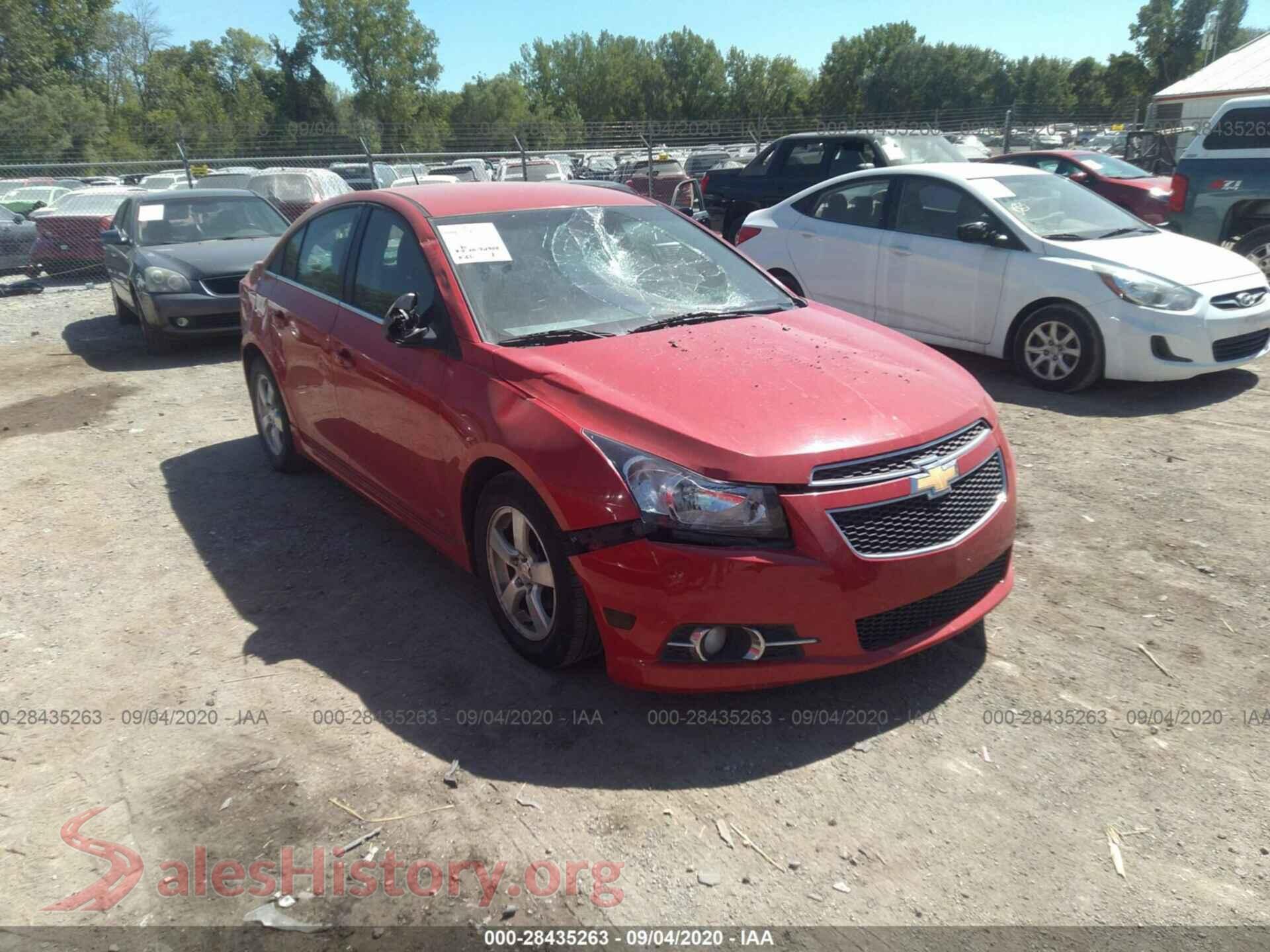 2013 CHEVROLET CRUZE — VIN 1G1PC5SB8D7163714