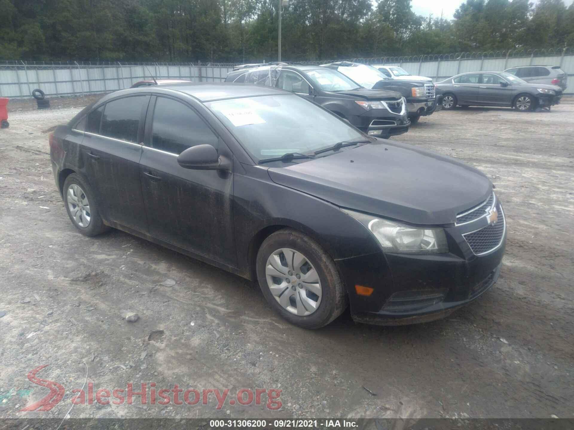 2012 CHEVROLET CRUZE — VIN 1G1PC5SHXC7390096