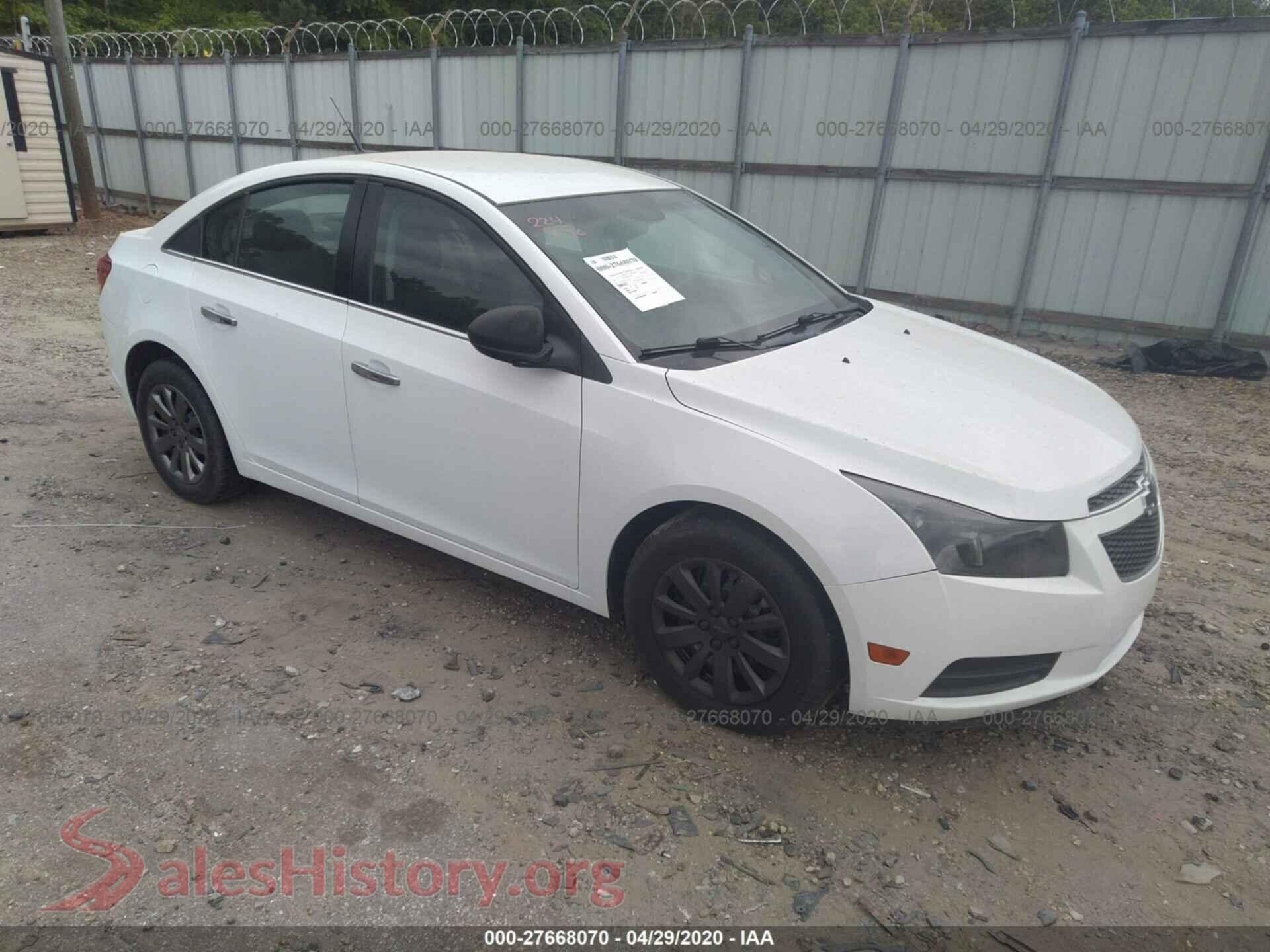 2011 CHEVROLET CRUZE — VIN 1G1PF5S97B7108138