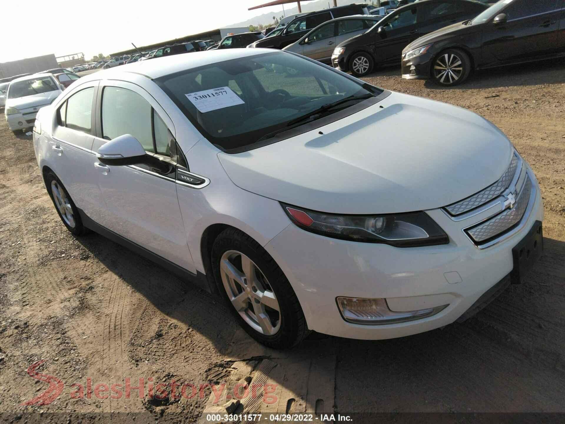 2013 CHEVROLET VOLT — VIN 1G1RA6E45DU123271