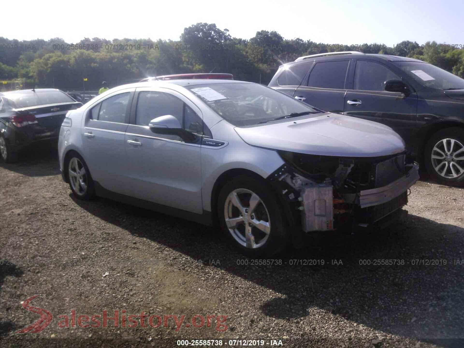 2012 CHEVROLET VOLT — VIN 1G1RD6E48CU115557