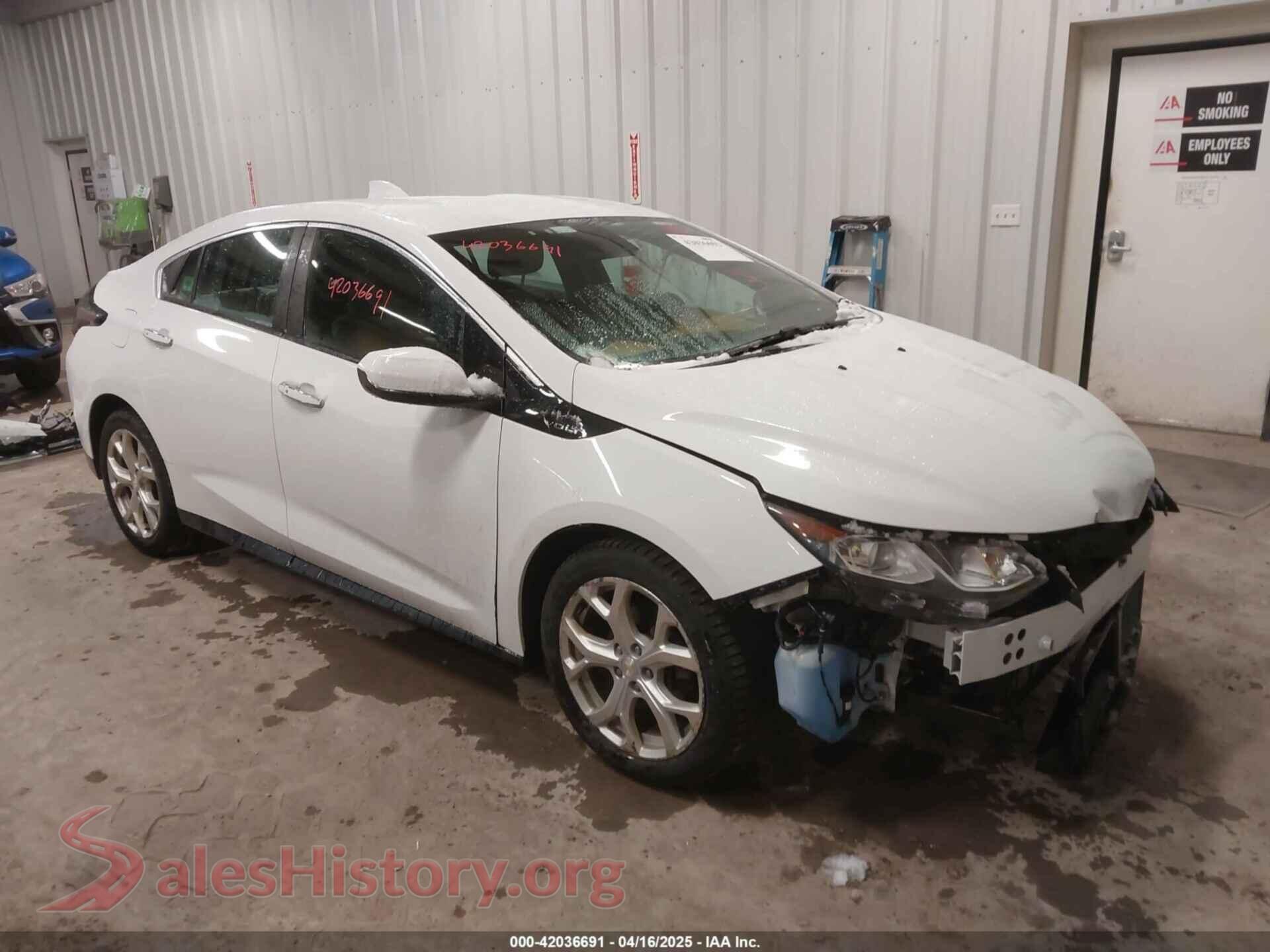 2016 CHEVROLET VOLT — VIN 1G1RD6S50GU129259
