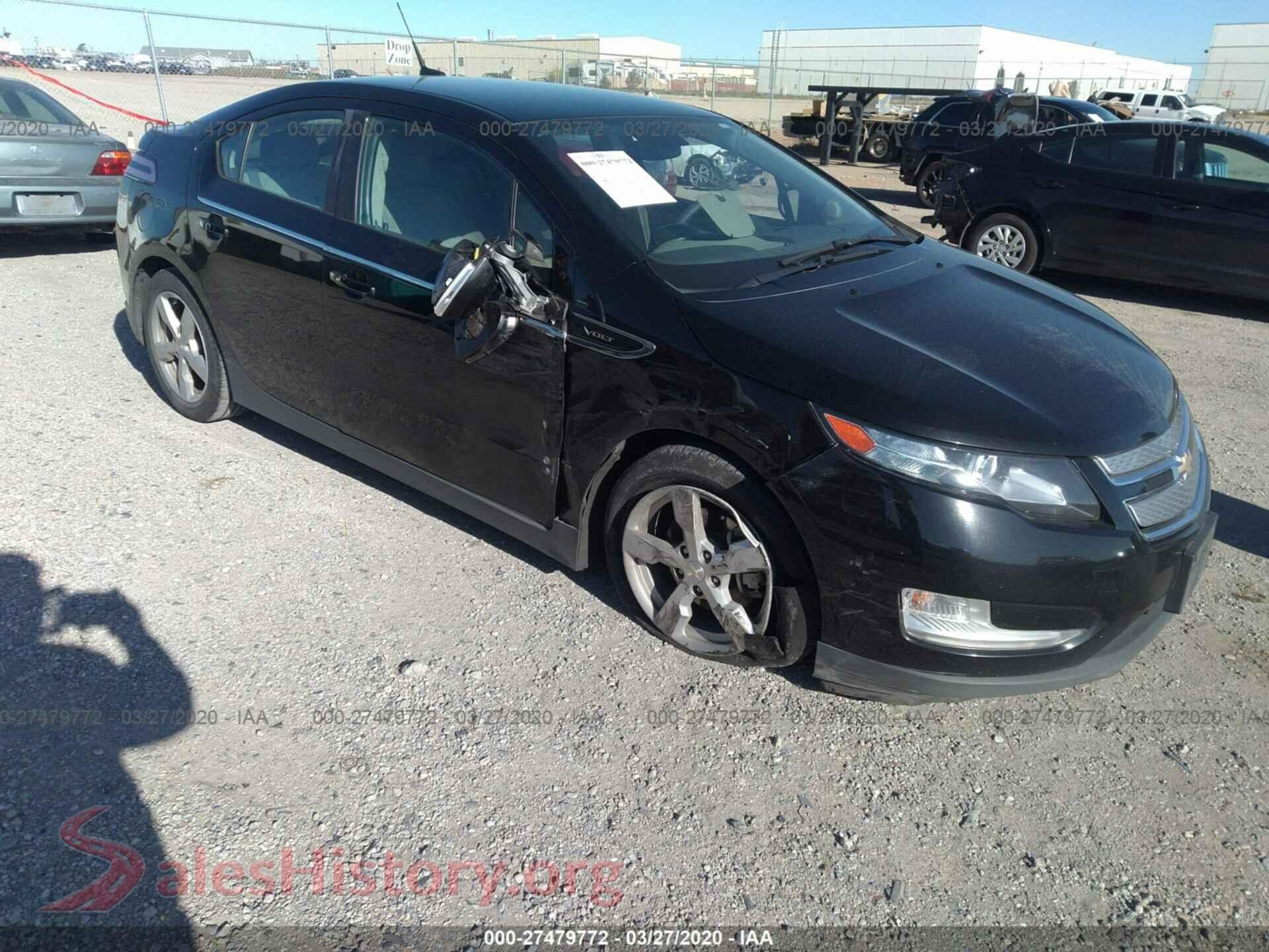 2013 CHEVROLET VOLT — VIN 1G1RE6E46DU137362