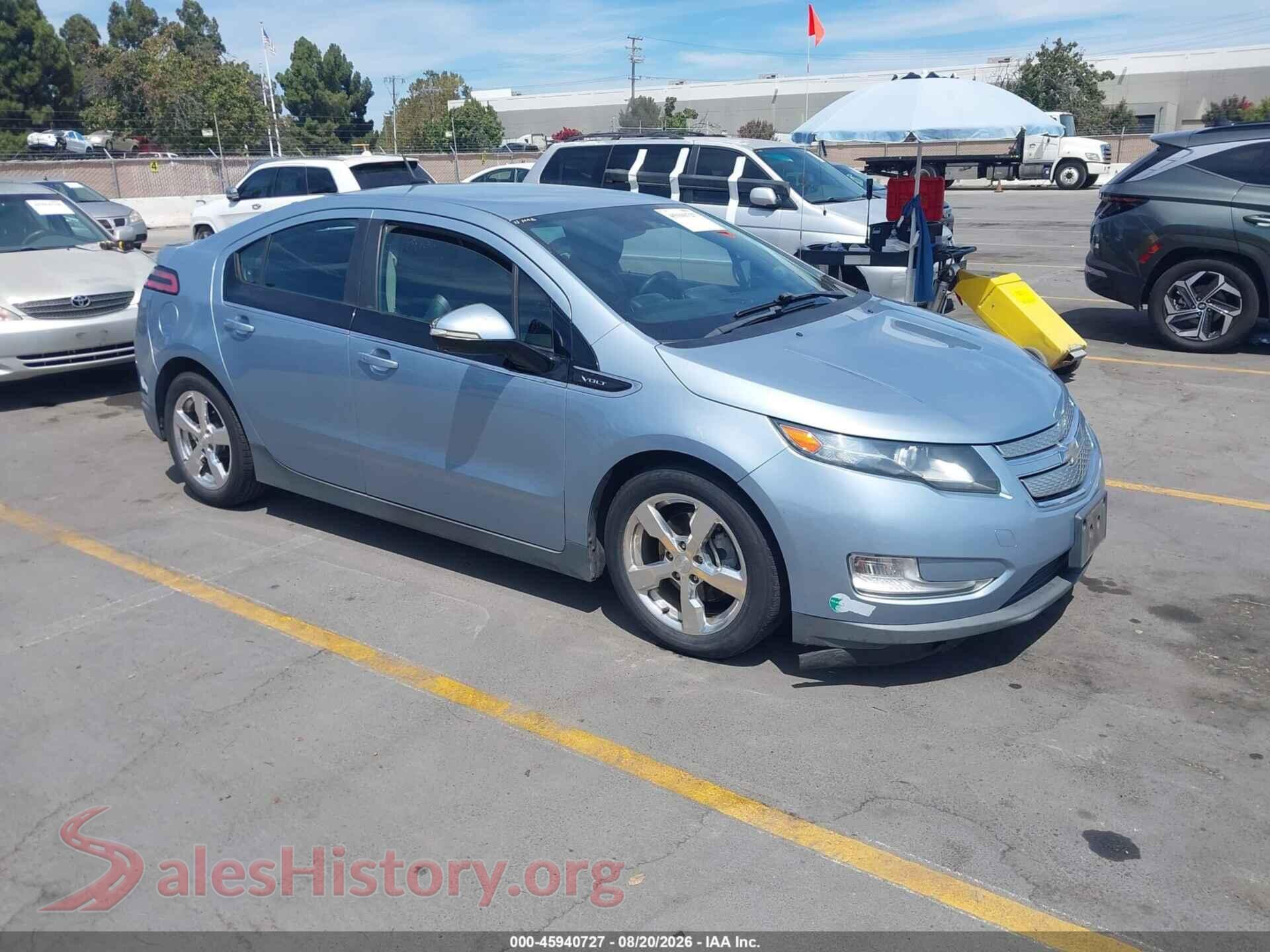 2013 CHEVROLET VOLT — VIN 1G1RF6E41DU133457