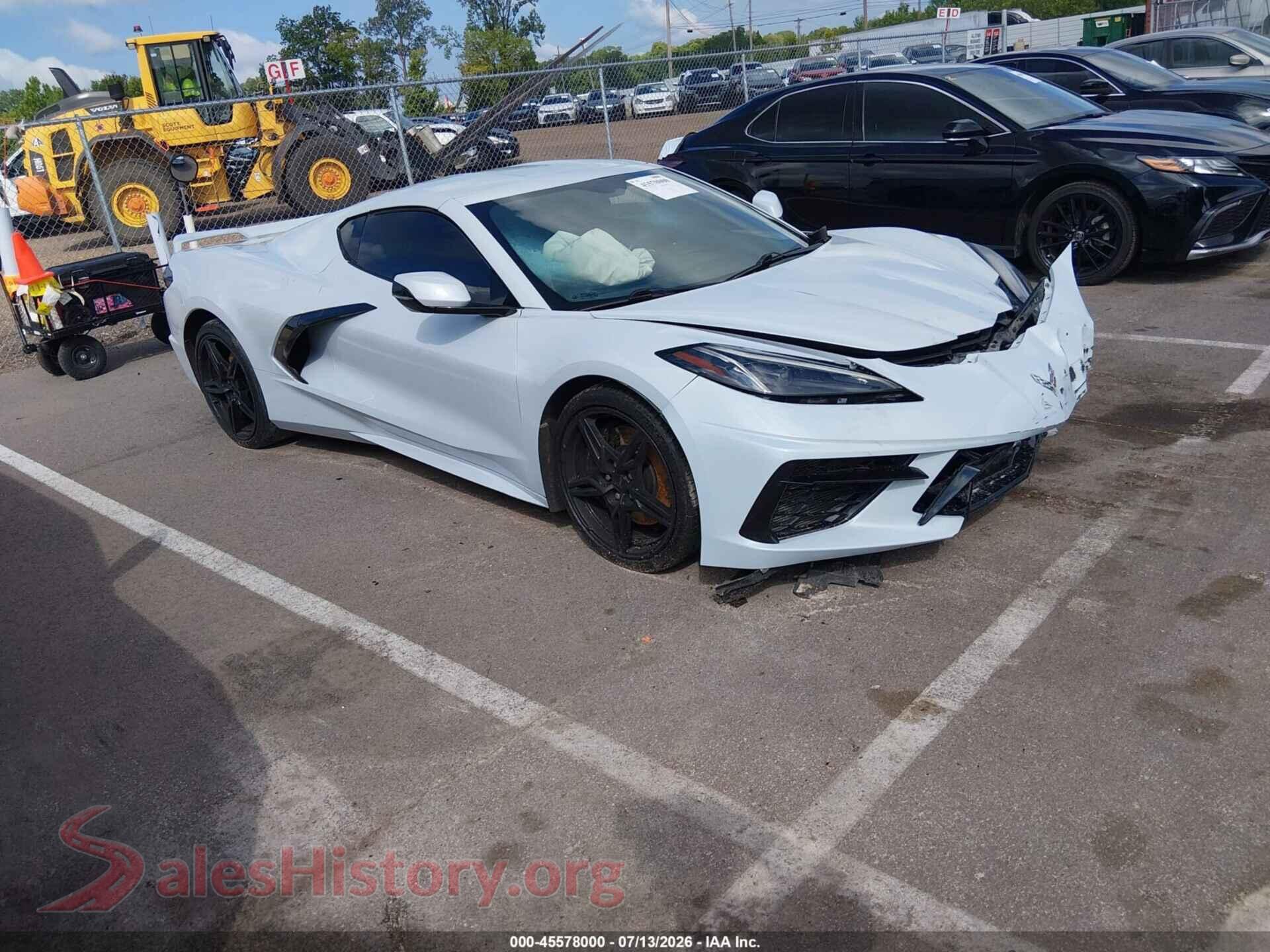 2020 CHEVROLET CORVETTE STINGRAY — VIN 1G1Y62D44L5110219
