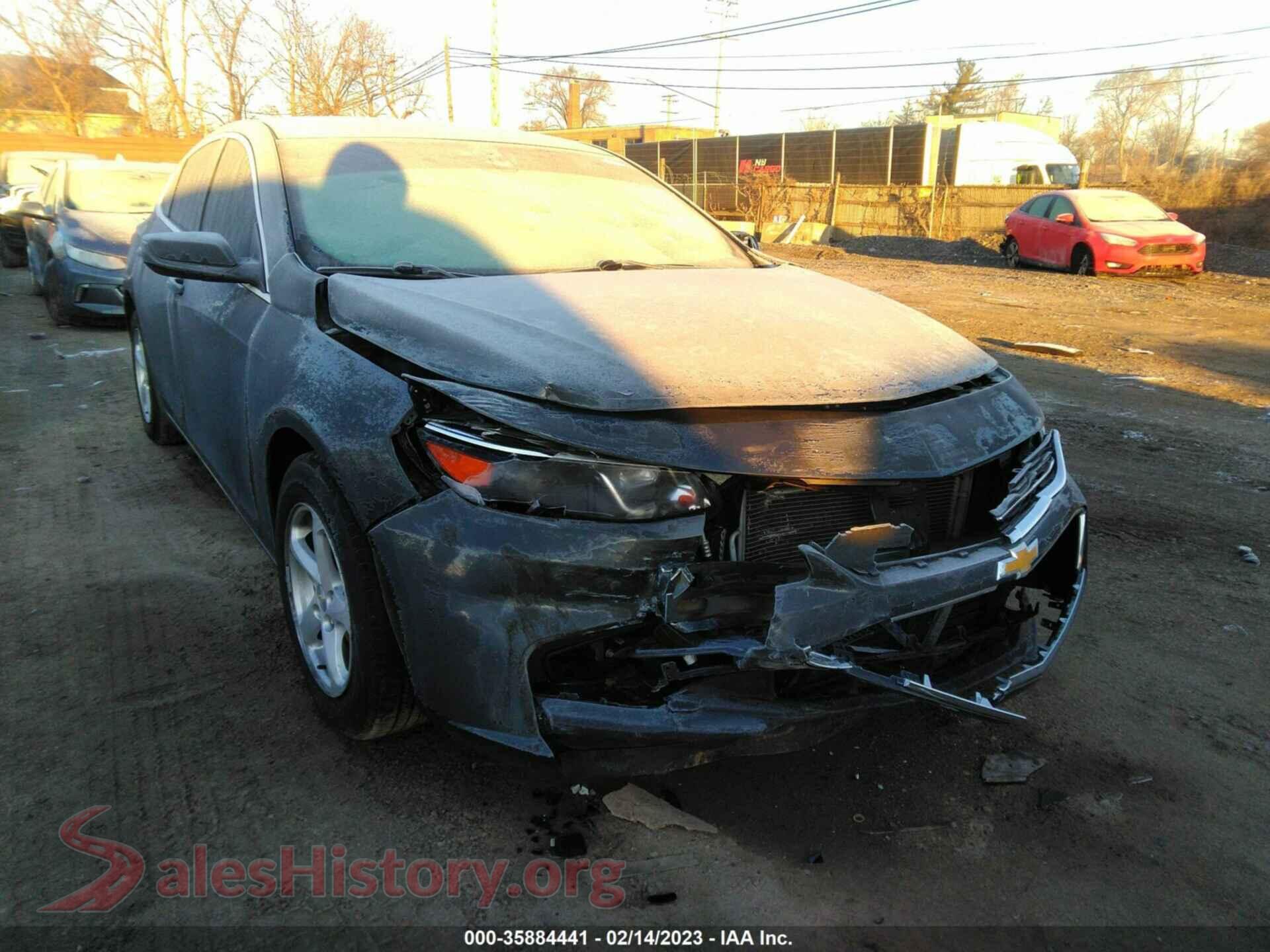 2017 CHEVROLET MALIBU — VIN 1G1ZB5ST2HF234356