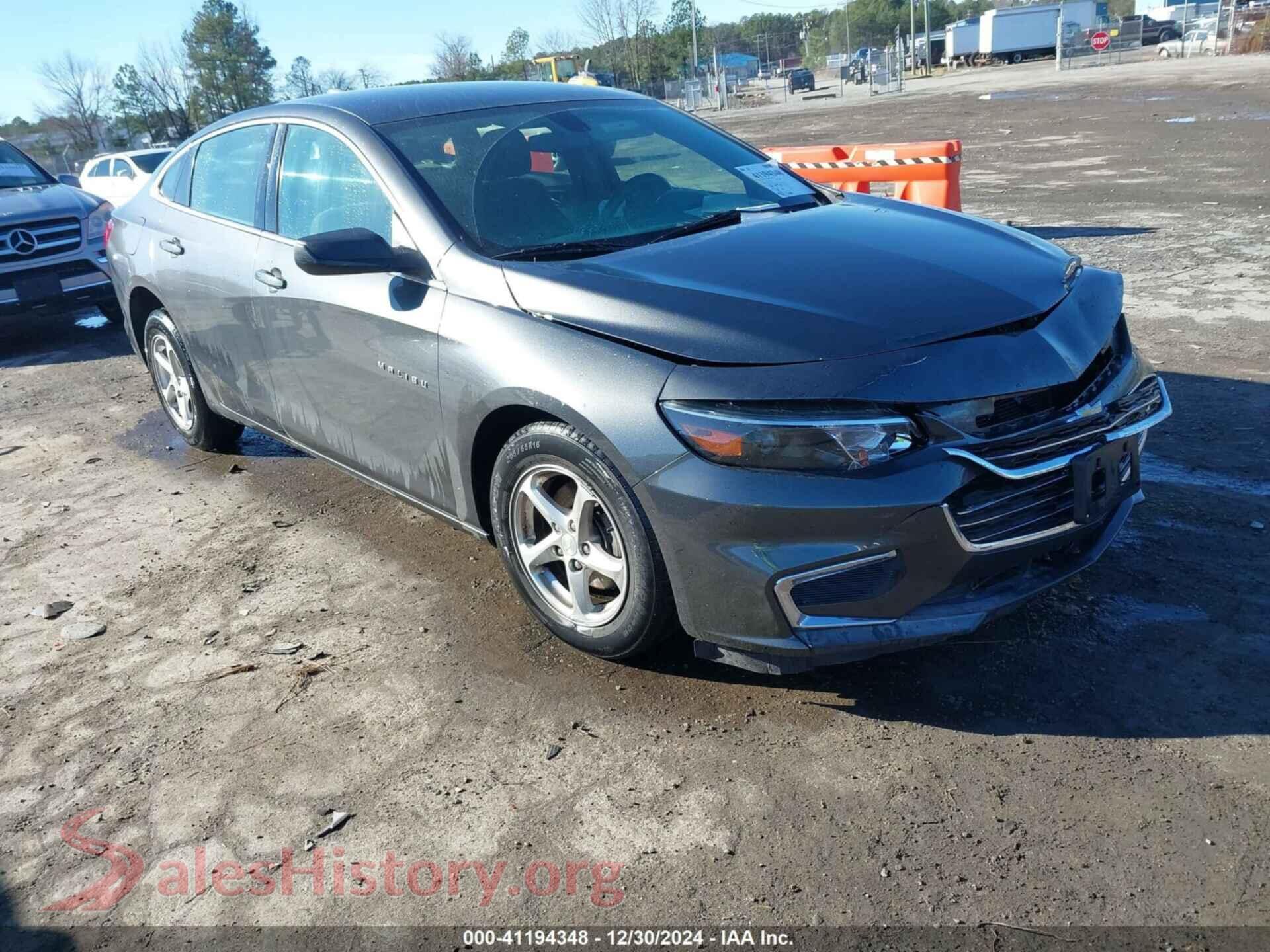 2018 CHEVROLET MALIBU — VIN 1G1ZB5ST6JF105560