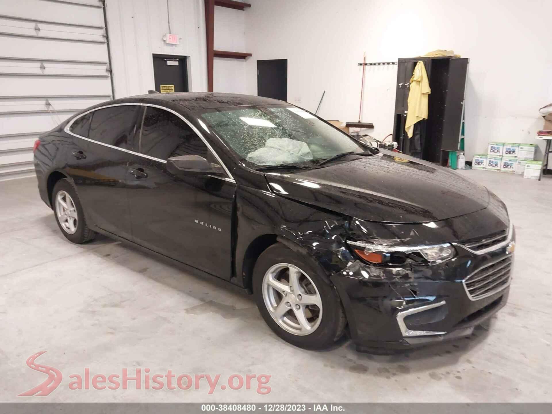 2018 CHEVROLET MALIBU — VIN 1G1ZB5STXJF166720