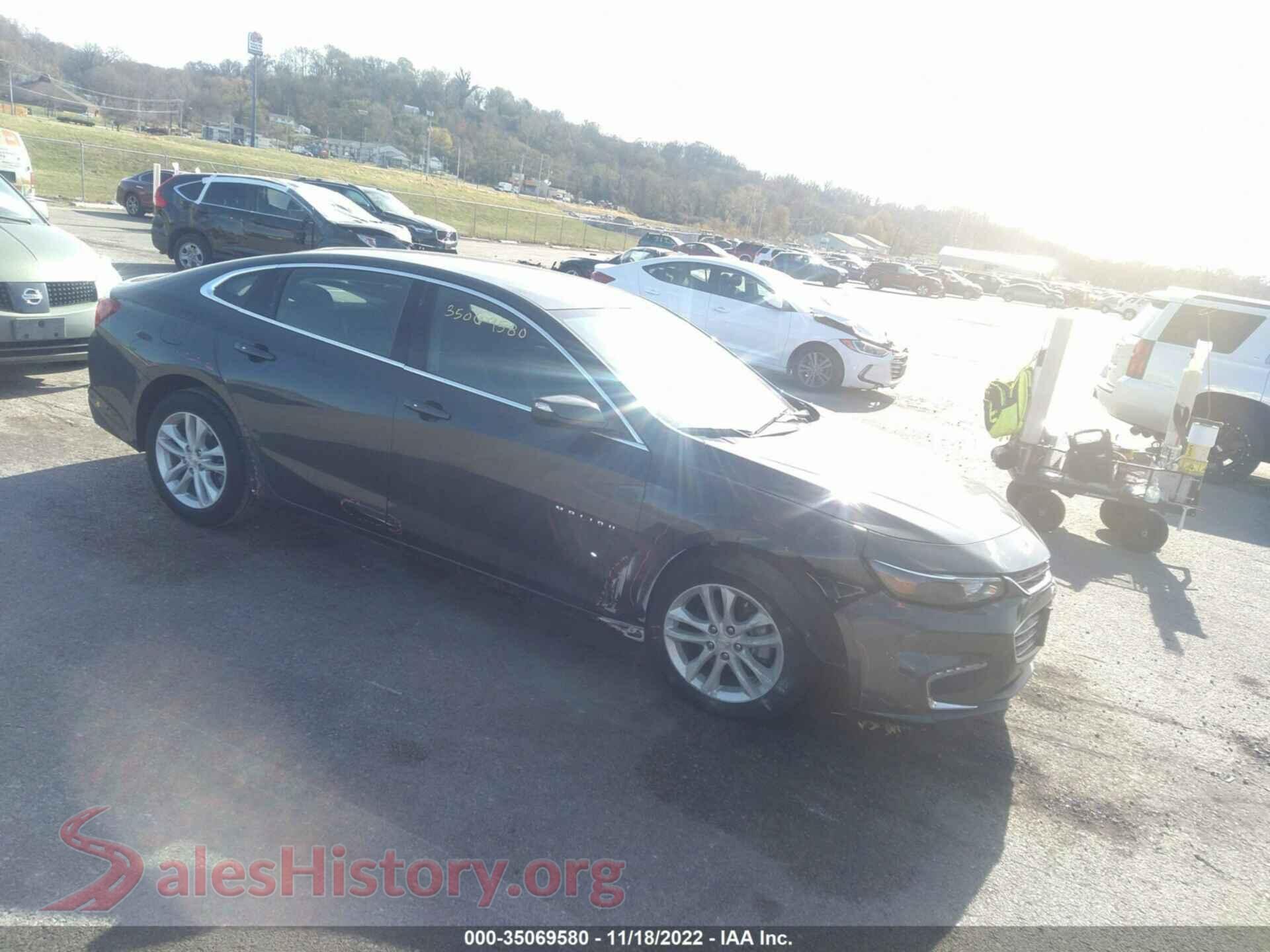 2016 CHEVROLET MALIBU — VIN 1G1ZJ5SU6GF294814