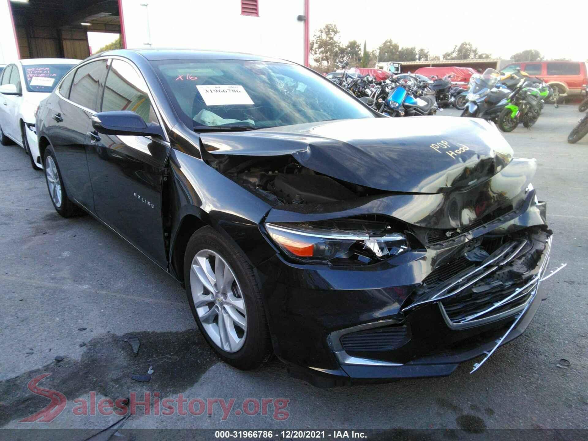 2017 CHEVROLET MALIBU — VIN 1G1ZJ5SU8HF268572