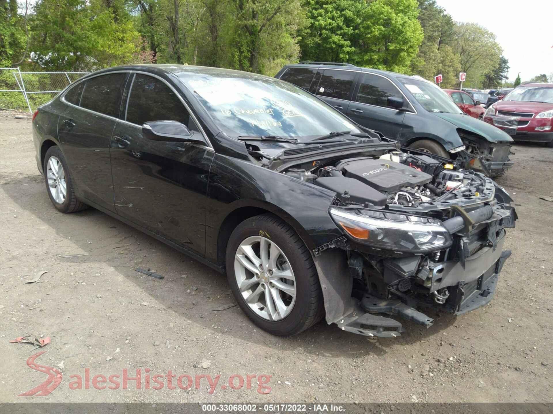 2016 CHEVROLET MALIBU — VIN 1G1ZJ5SU9GF355699