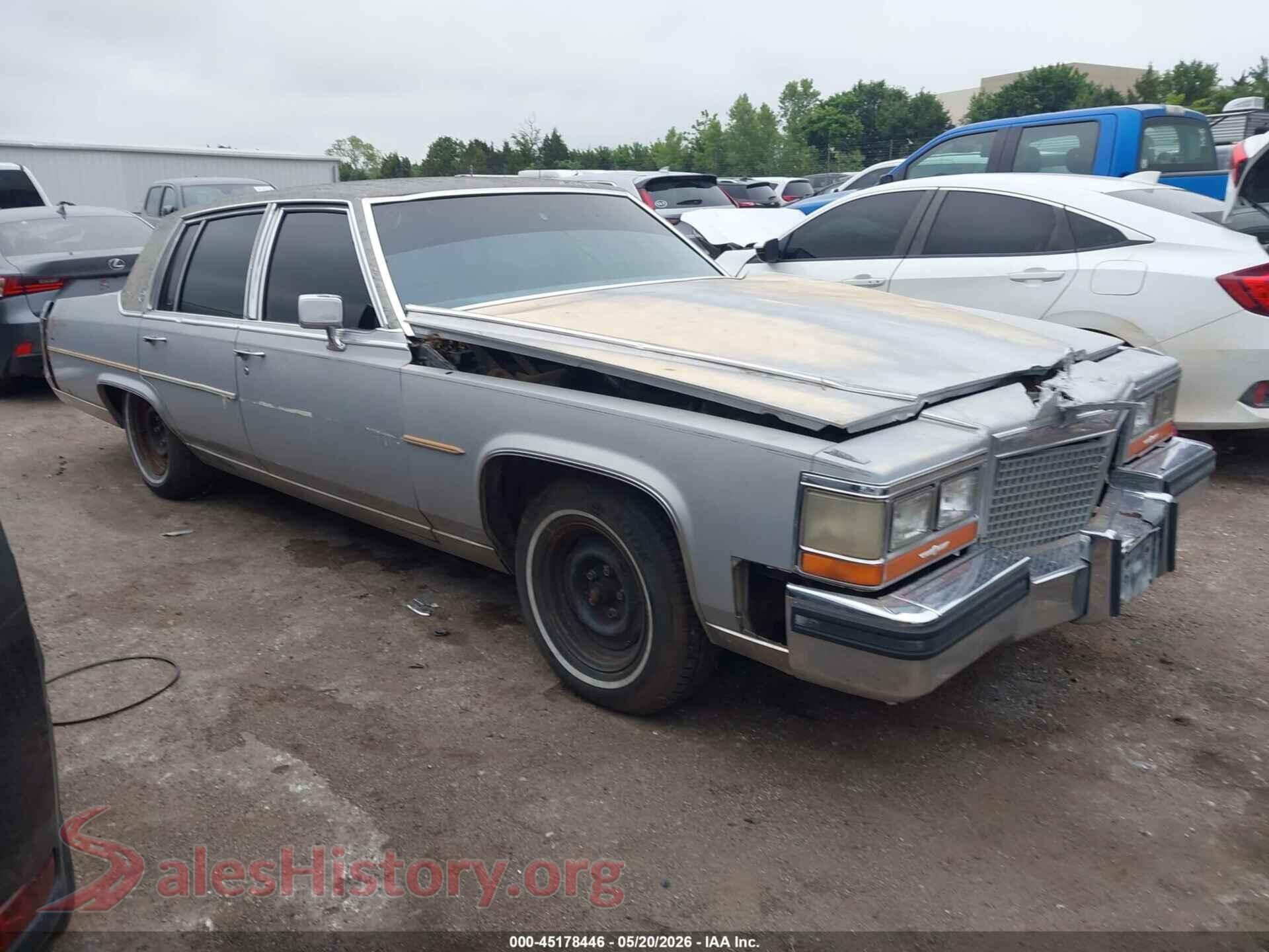 1988 CADILLAC BROUGHAM — VIN 1G6DW51Y2J9702810