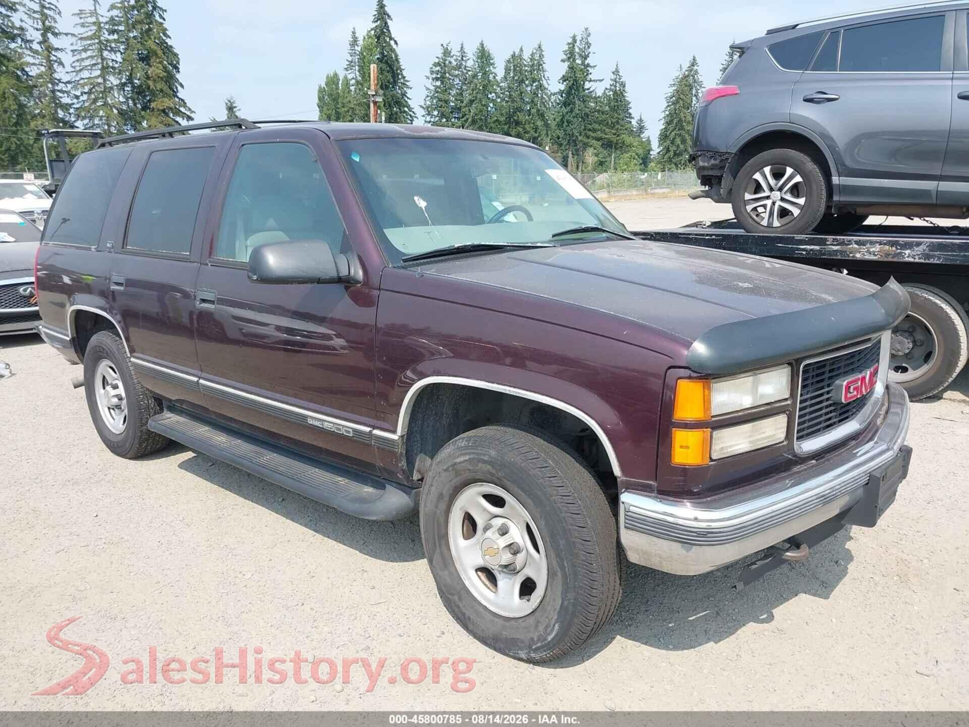 1997 GMC YUKON — VIN 1GKEK13R4VJ727373
