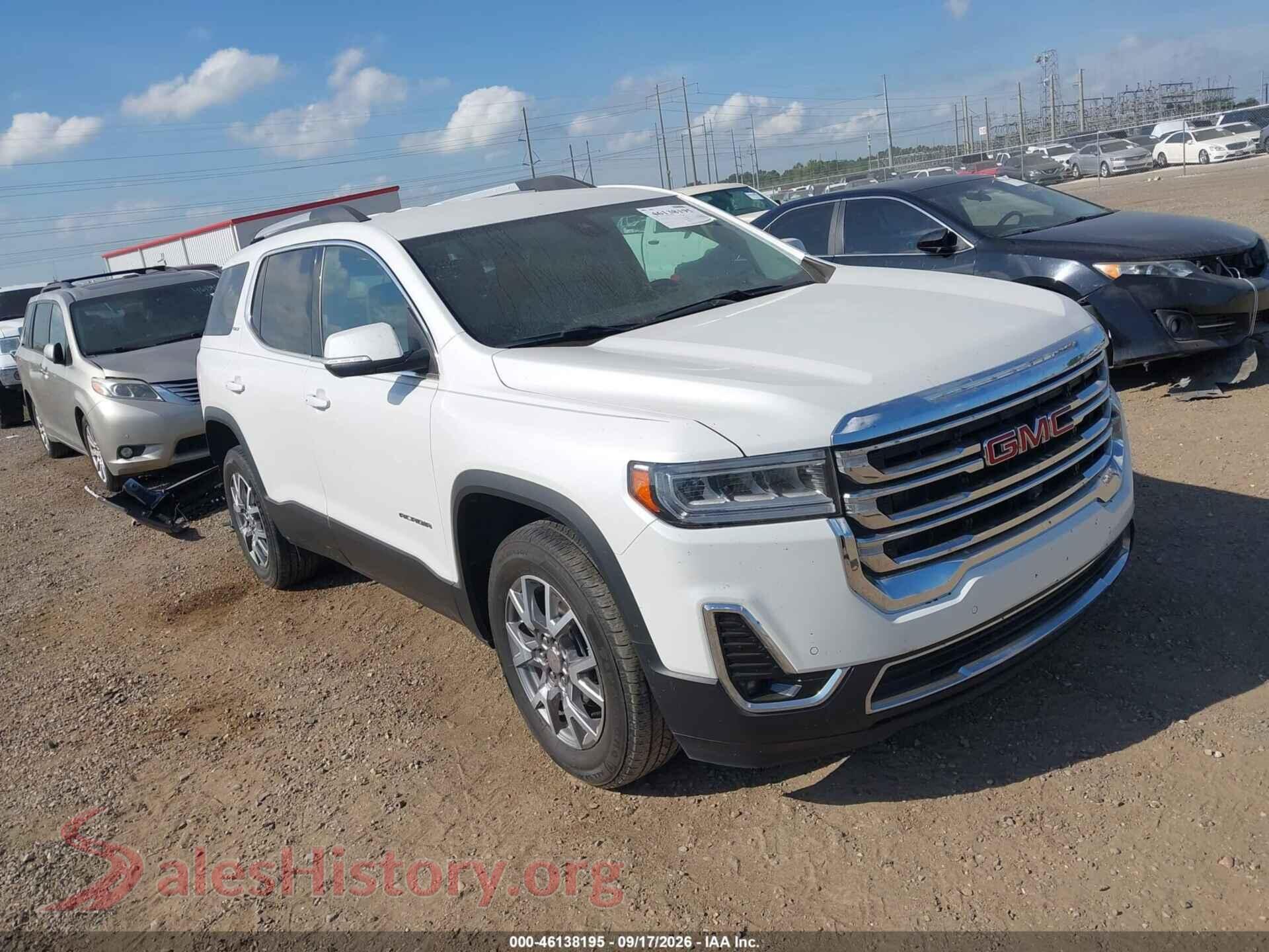 2021 GMC ACADIA — VIN 1GKKNMLS6MZ192030