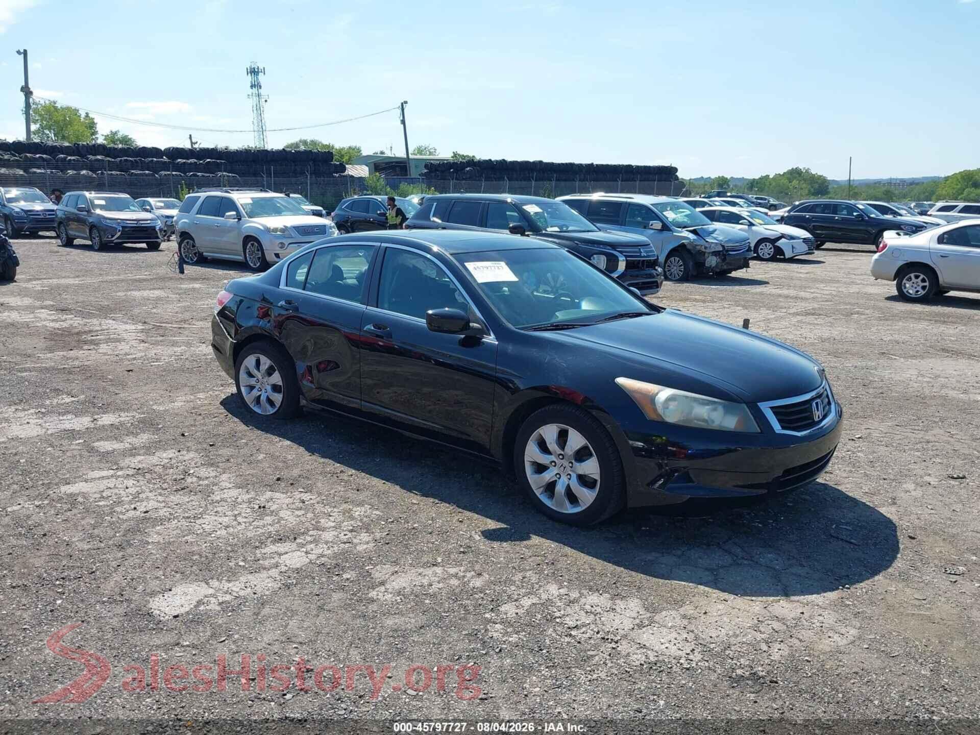 2009 HONDA ACCORD — VIN 1HGCP26899A168875