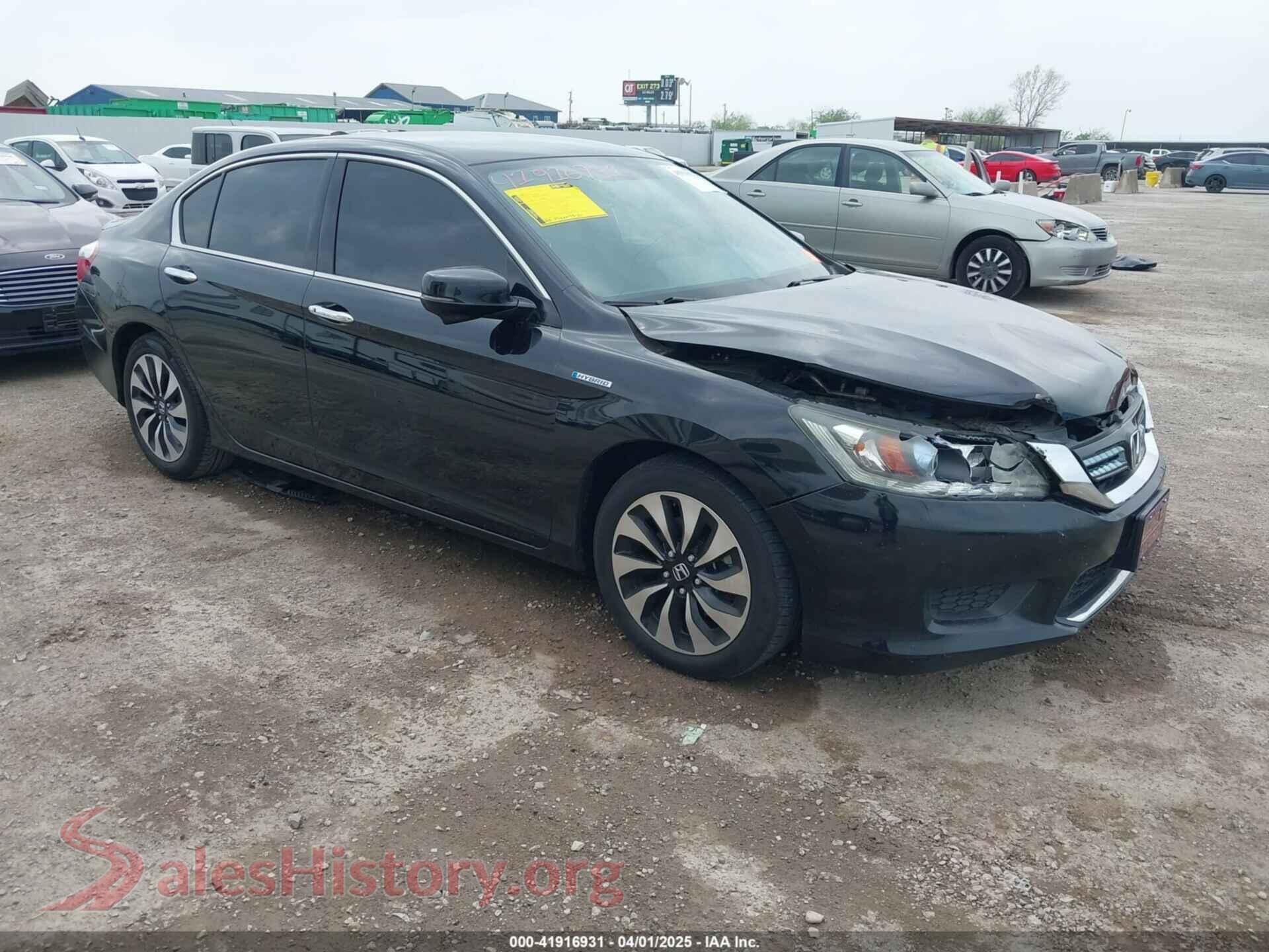 2014 HONDA ACCORD HYBRID — VIN 1HGCR6F38EA004937
