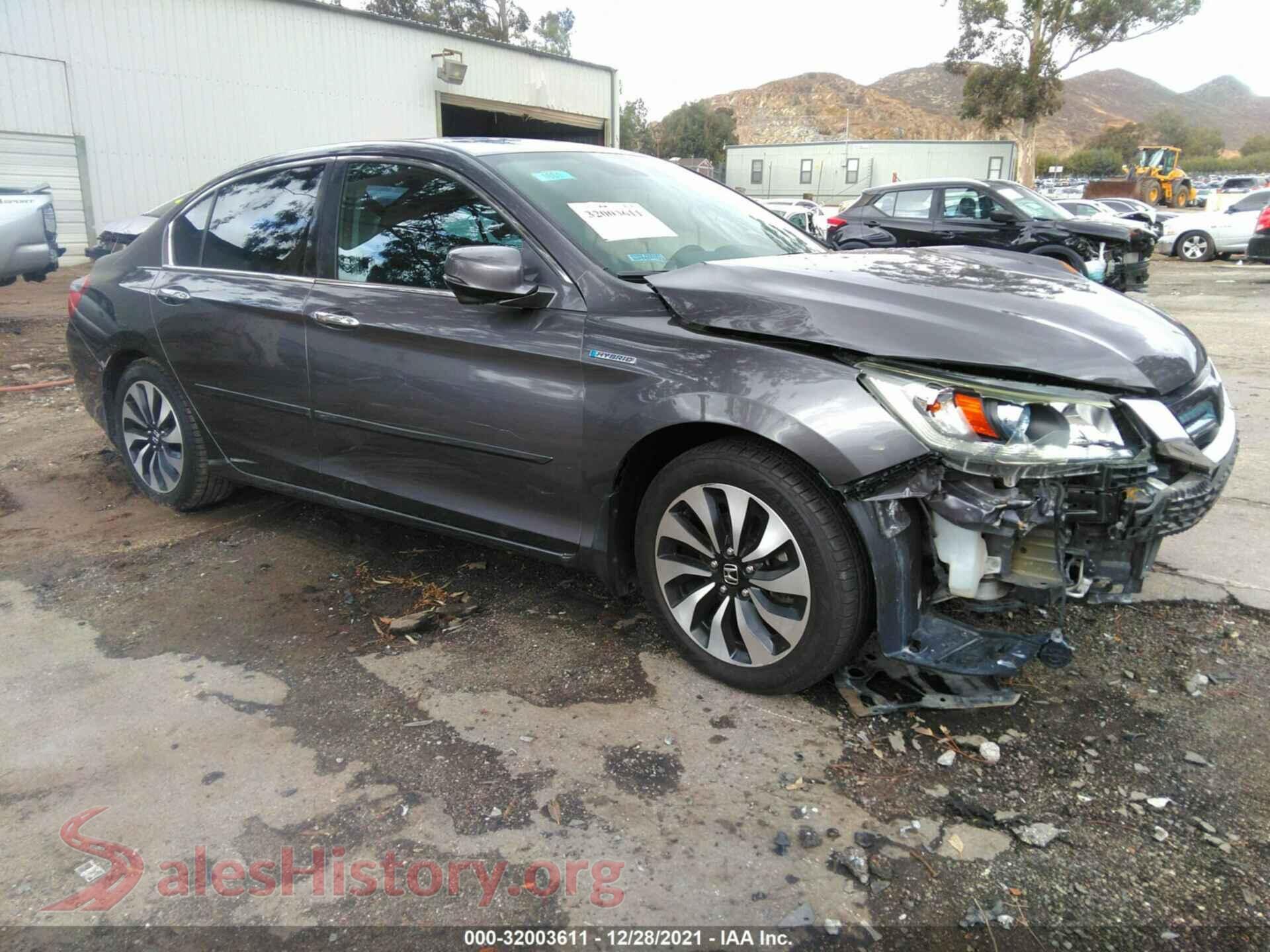 2014 HONDA ACCORD HYBRID — VIN 1HGCR6F3XEA002980