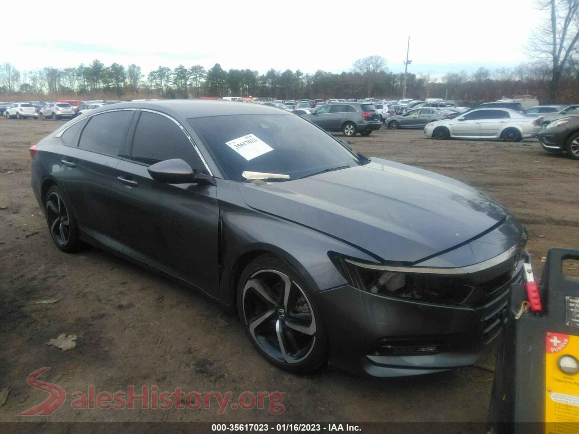 2018 HONDA ACCORD SEDAN — VIN 1HGCV1F31JA158849