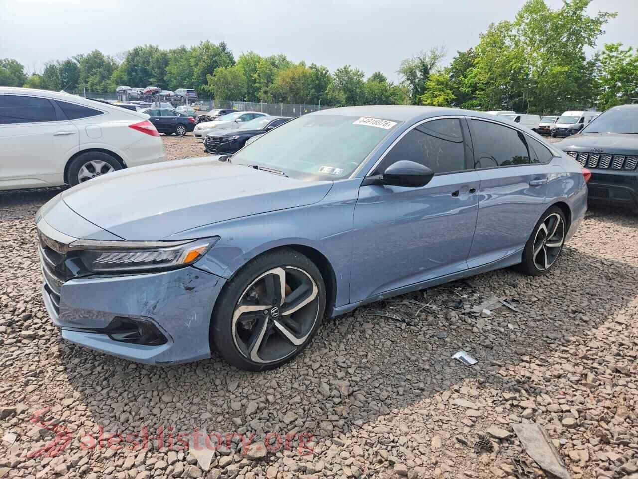 2022 HONDA ACCORD — VIN 1HGCV1F34NA088270