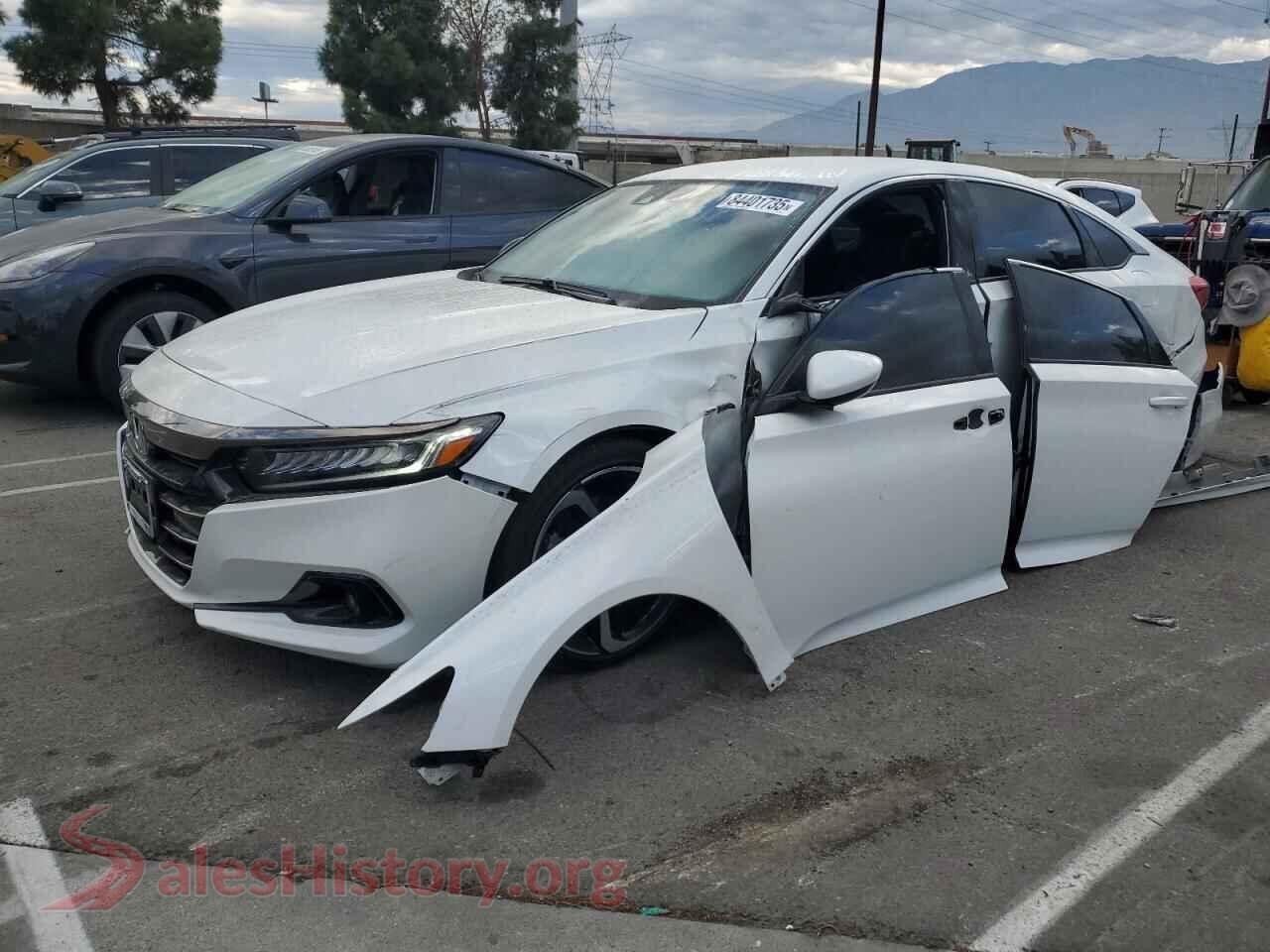 2022 HONDA ACCORD — VIN 1HGCV1F34NA116634