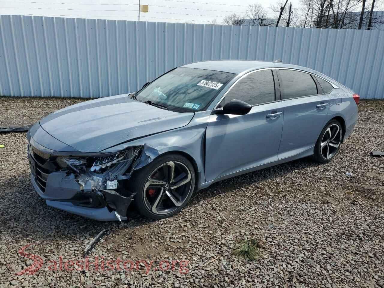 2022 HONDA ACCORD — VIN 1HGCV1F39NA108285