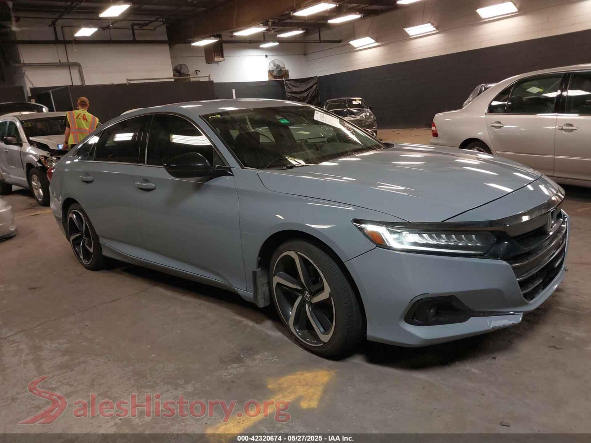 2022 HONDA ACCORD — VIN 1HGCV1F41NA012000
