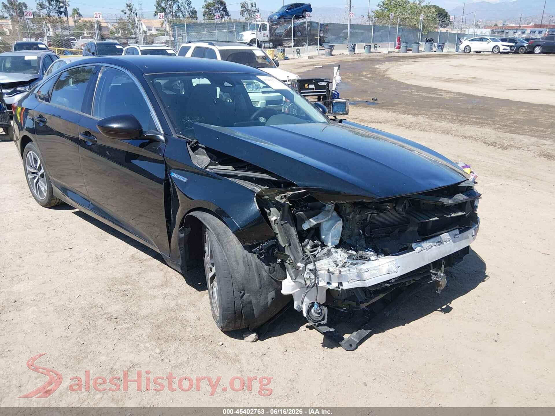 2021 HONDA ACCORD HYBRID — VIN 1HGCV3F13MA018770