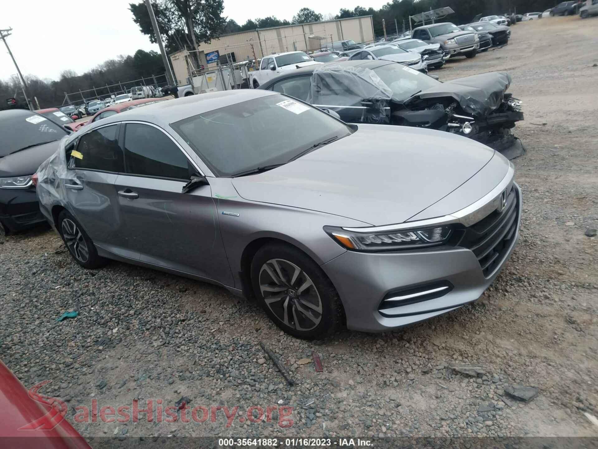 2019 HONDA ACCORD HYBRID — VIN 1HGCV3F15KA007170